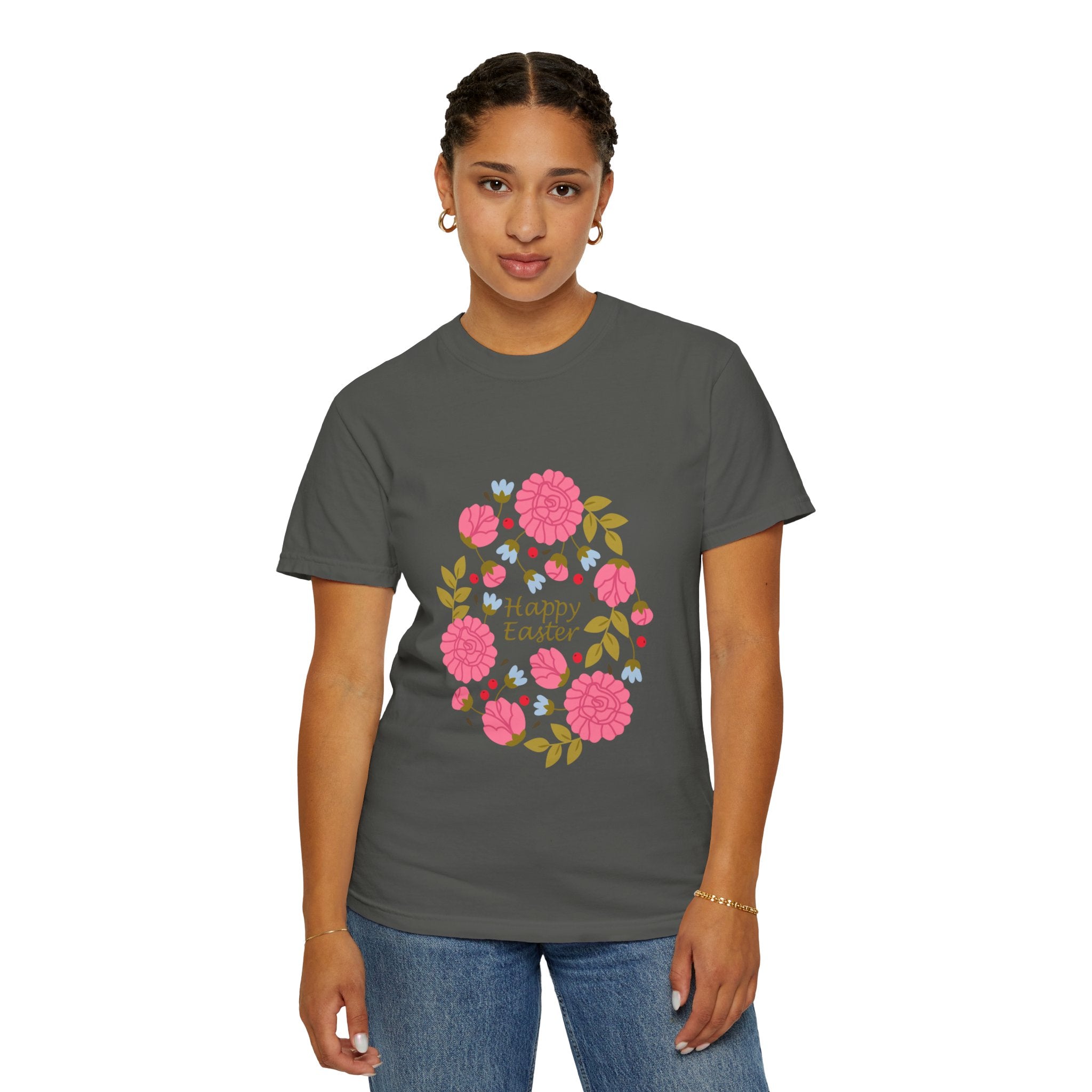 Happy Floral Easter Tee