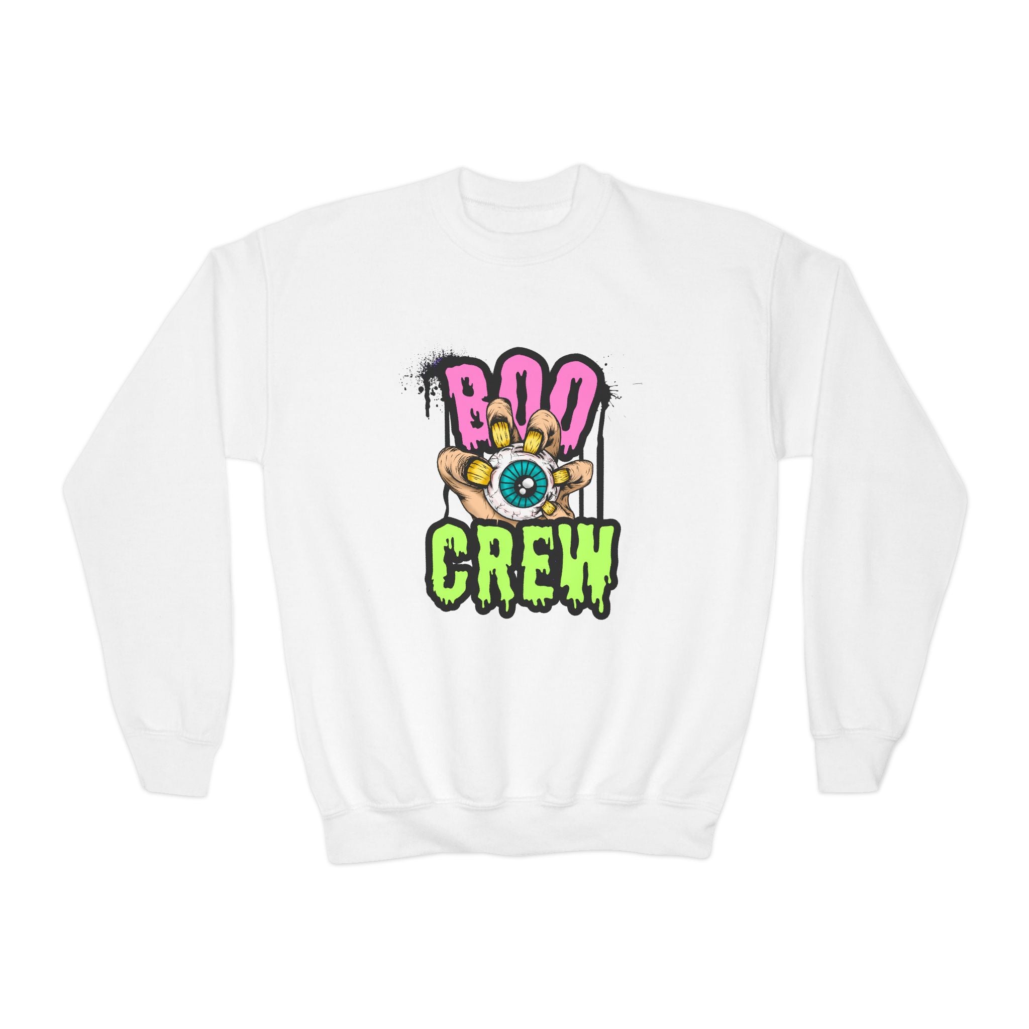 Boo Crew Youth Halloween Sweatshirt