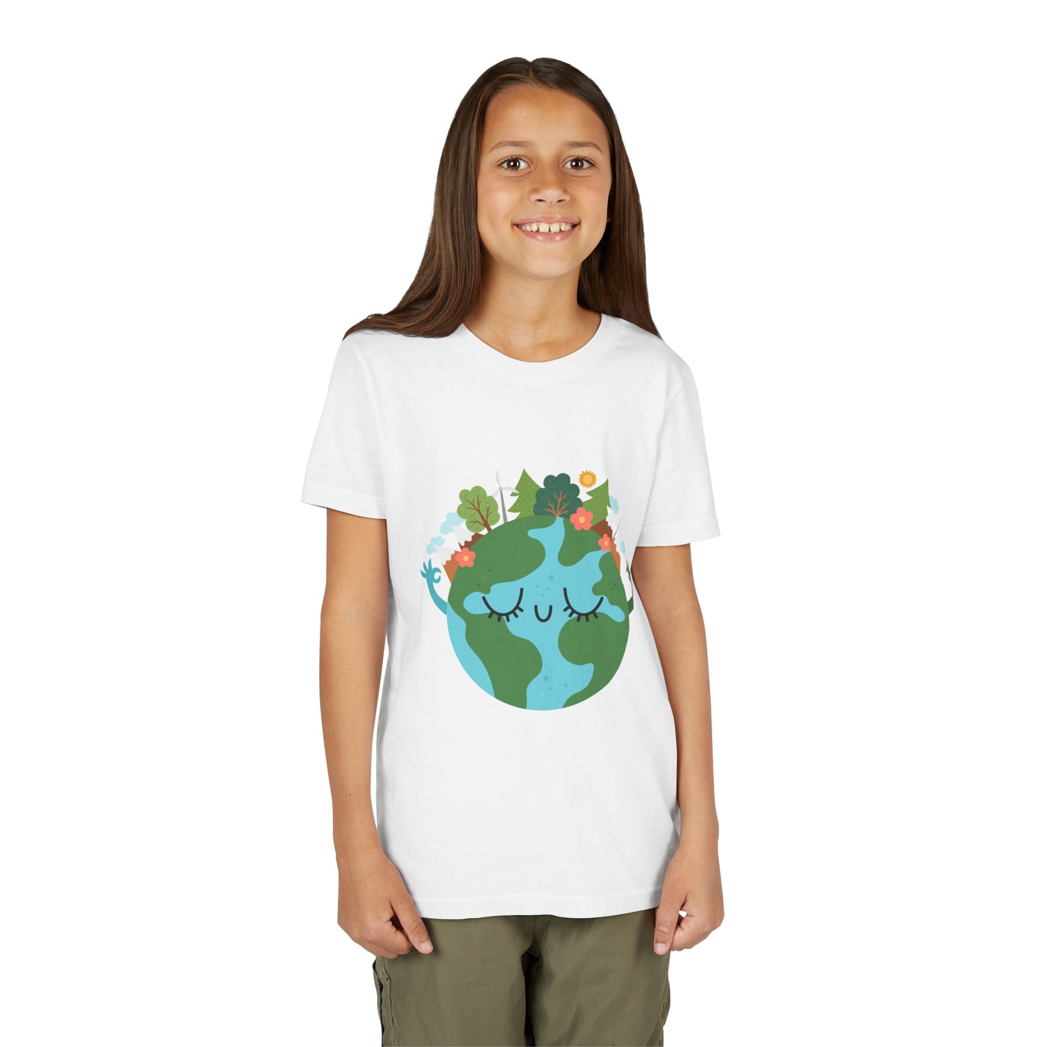 Smiling Mother Earth Youth T-Shirt