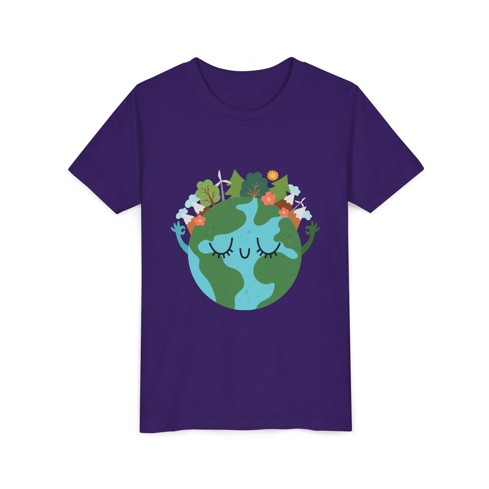Smiling Mother Earth Youth T-Shirt