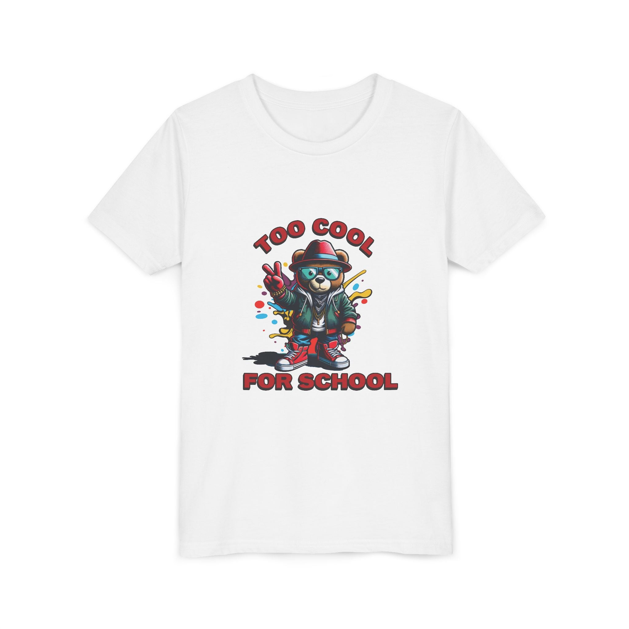 Too Cool For School Kids Crewneck Tee