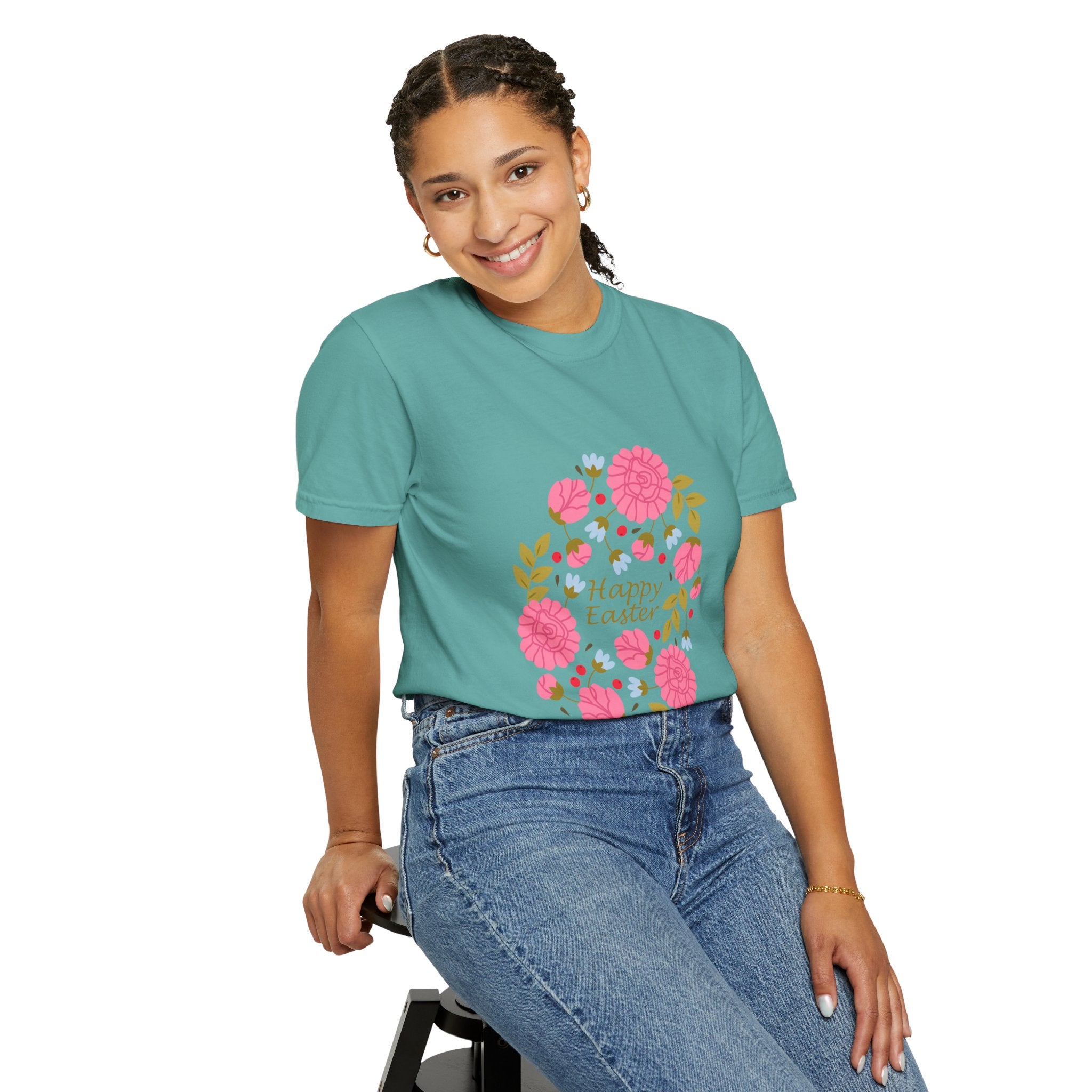 Happy Floral Easter Tee