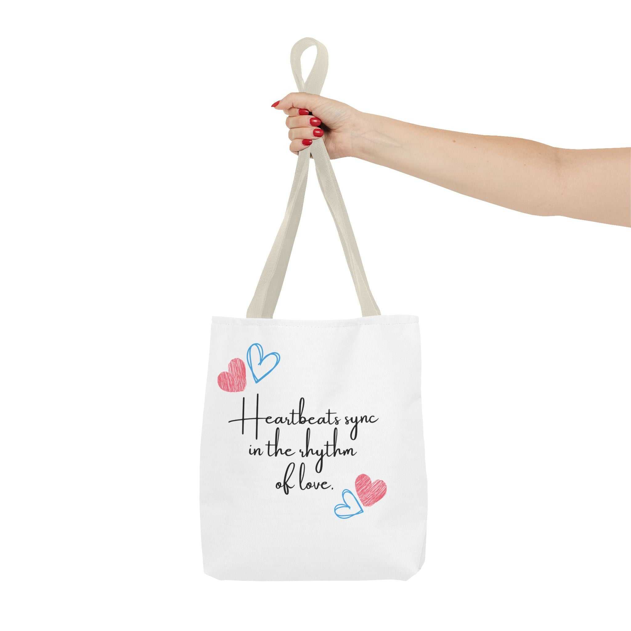 Heartbeats Sync in the Rhythm of Love Tote