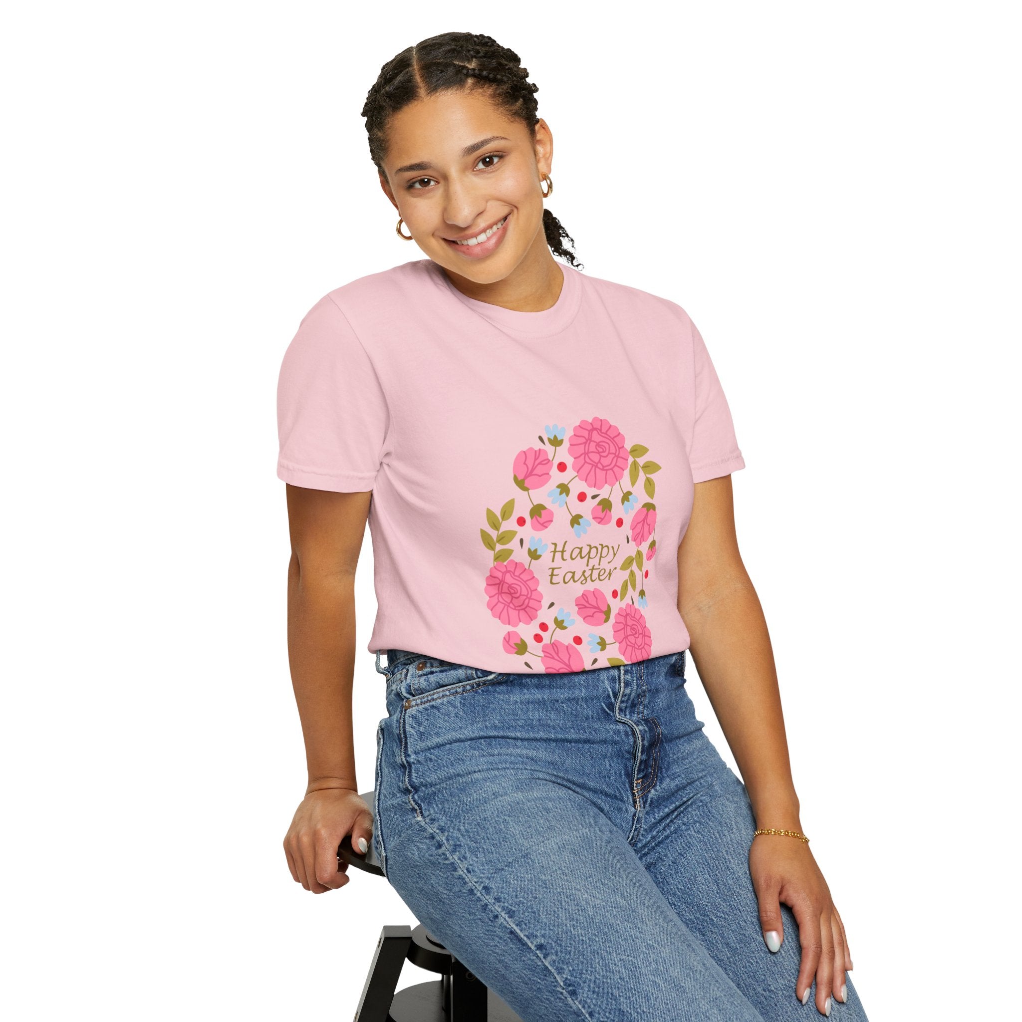 Happy Floral Easter Tee