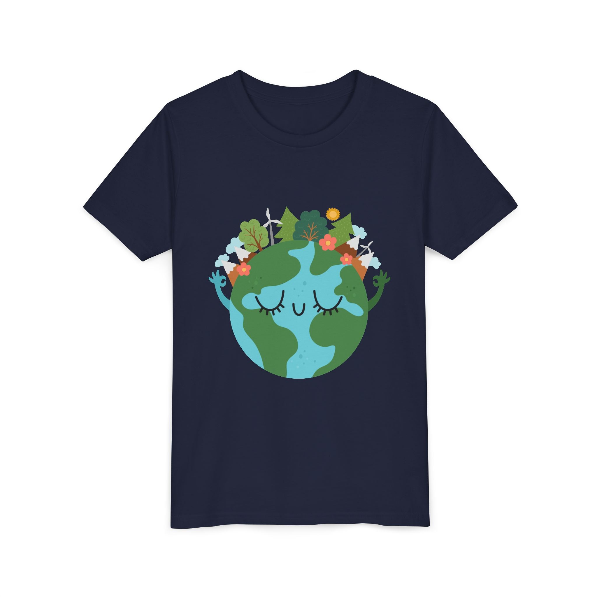 Smiling Mother Earth Youth T-Shirt