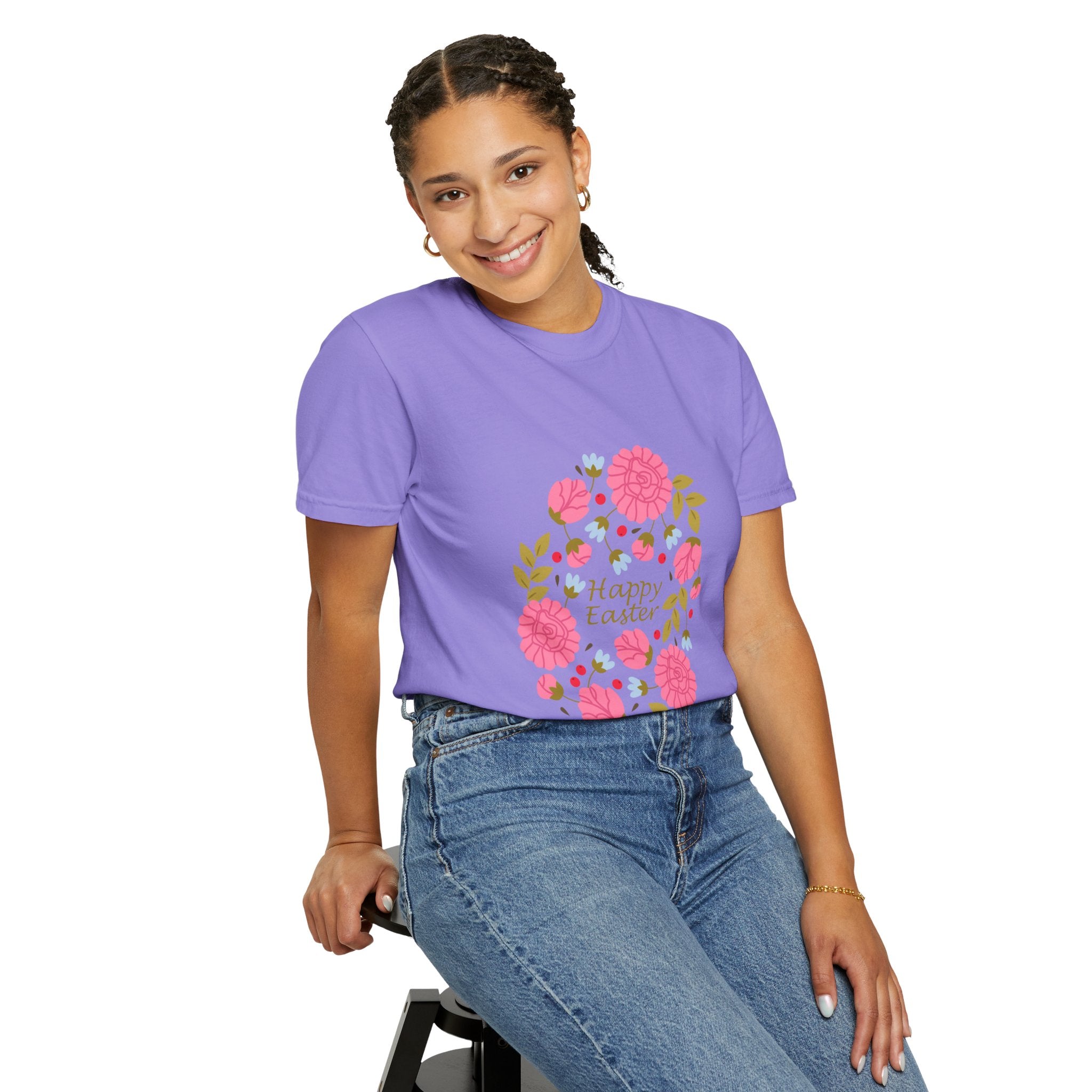 Happy Floral Easter Tee