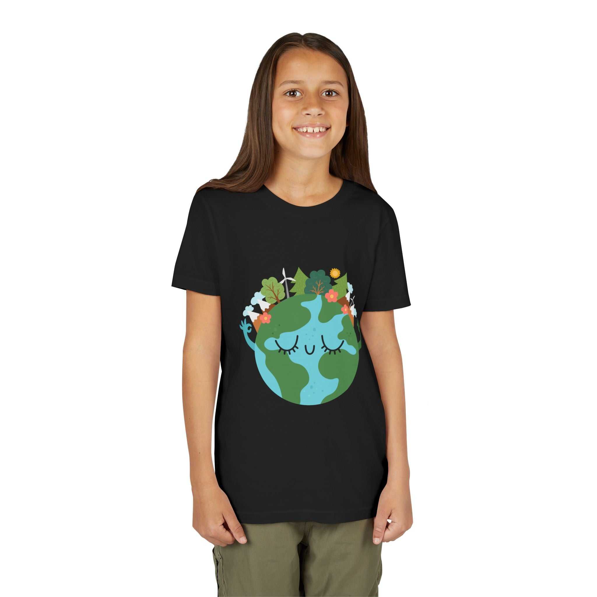 Smiling Mother Earth Youth T-Shirt