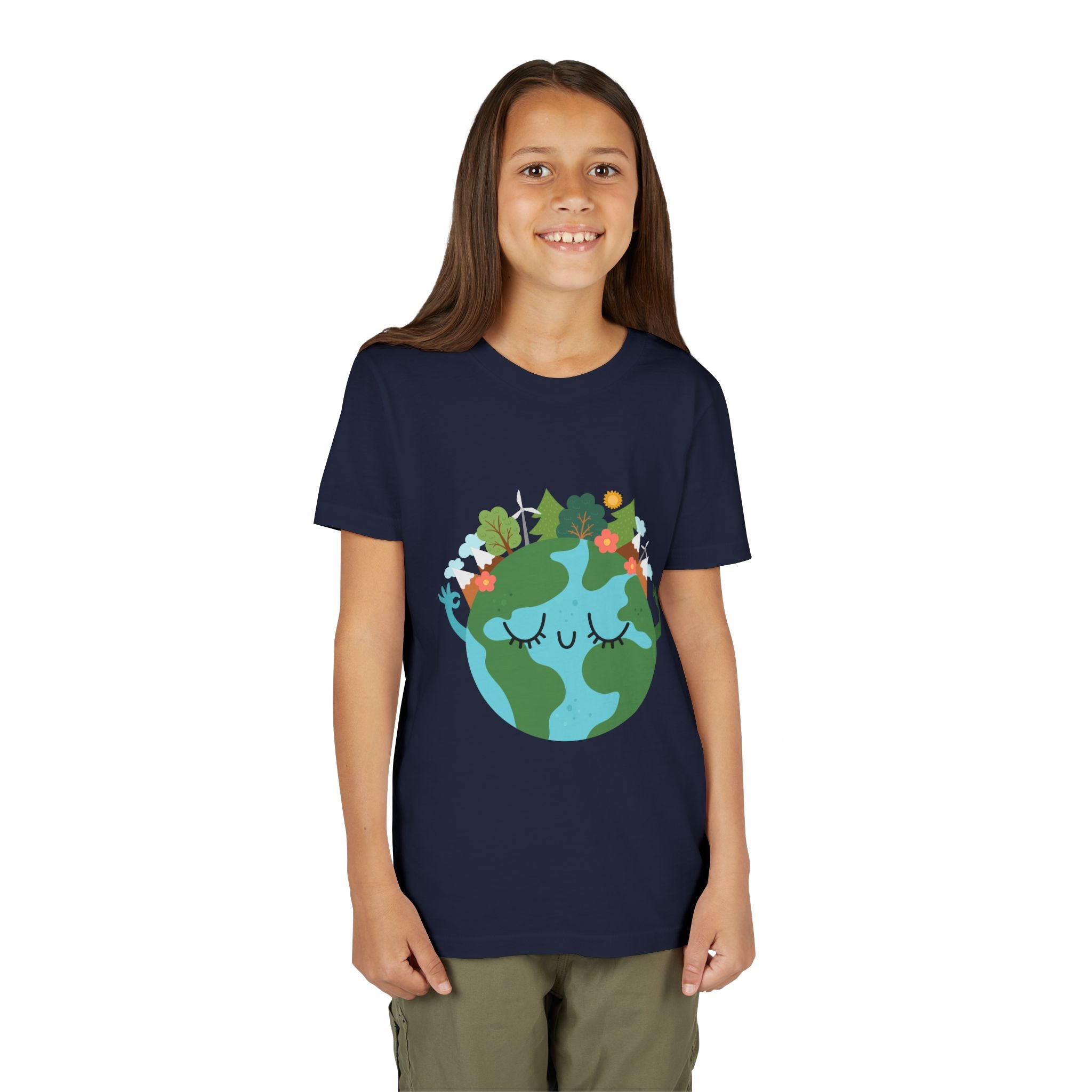 Smiling Mother Earth Youth T-Shirt