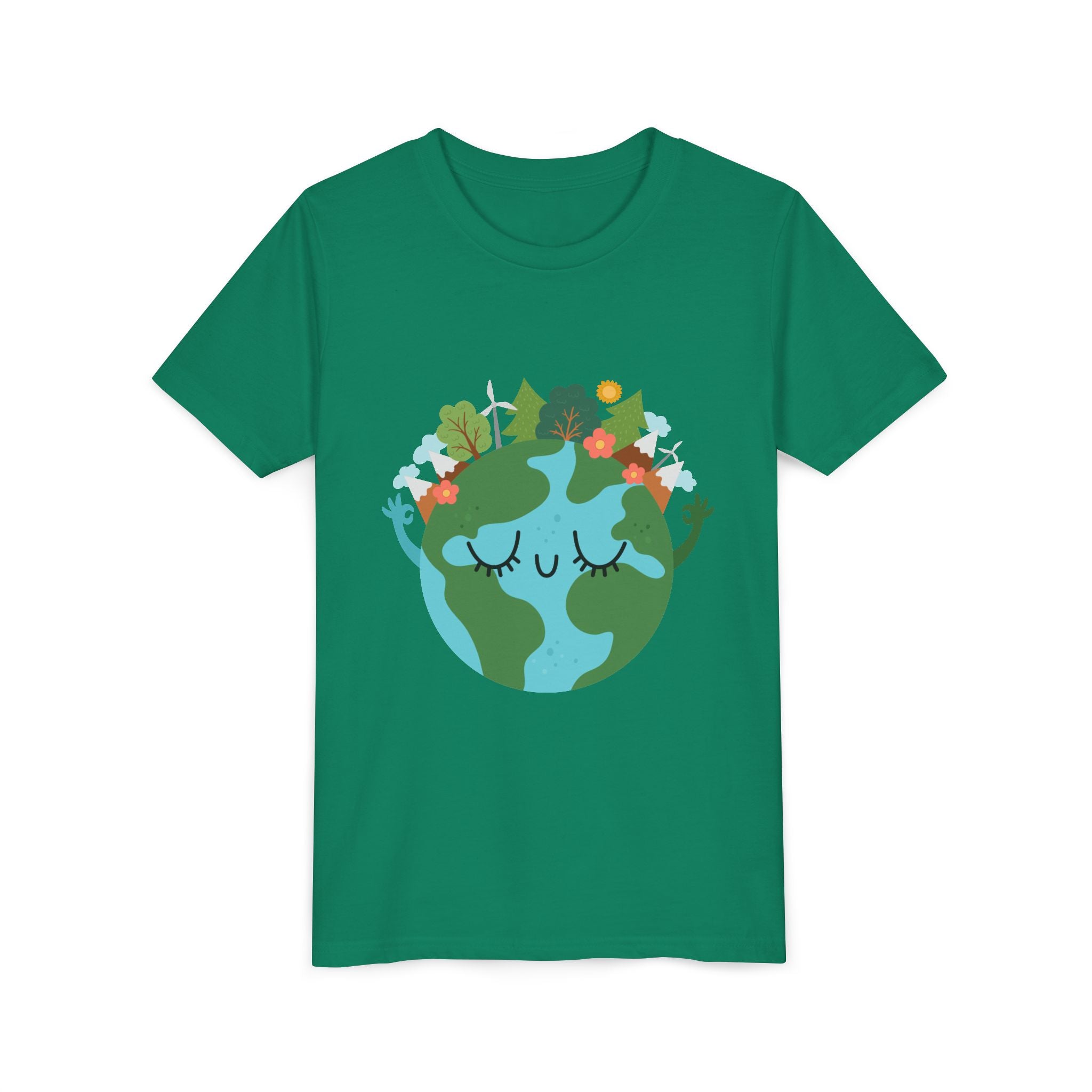 Smiling Mother Earth Youth T-Shirt