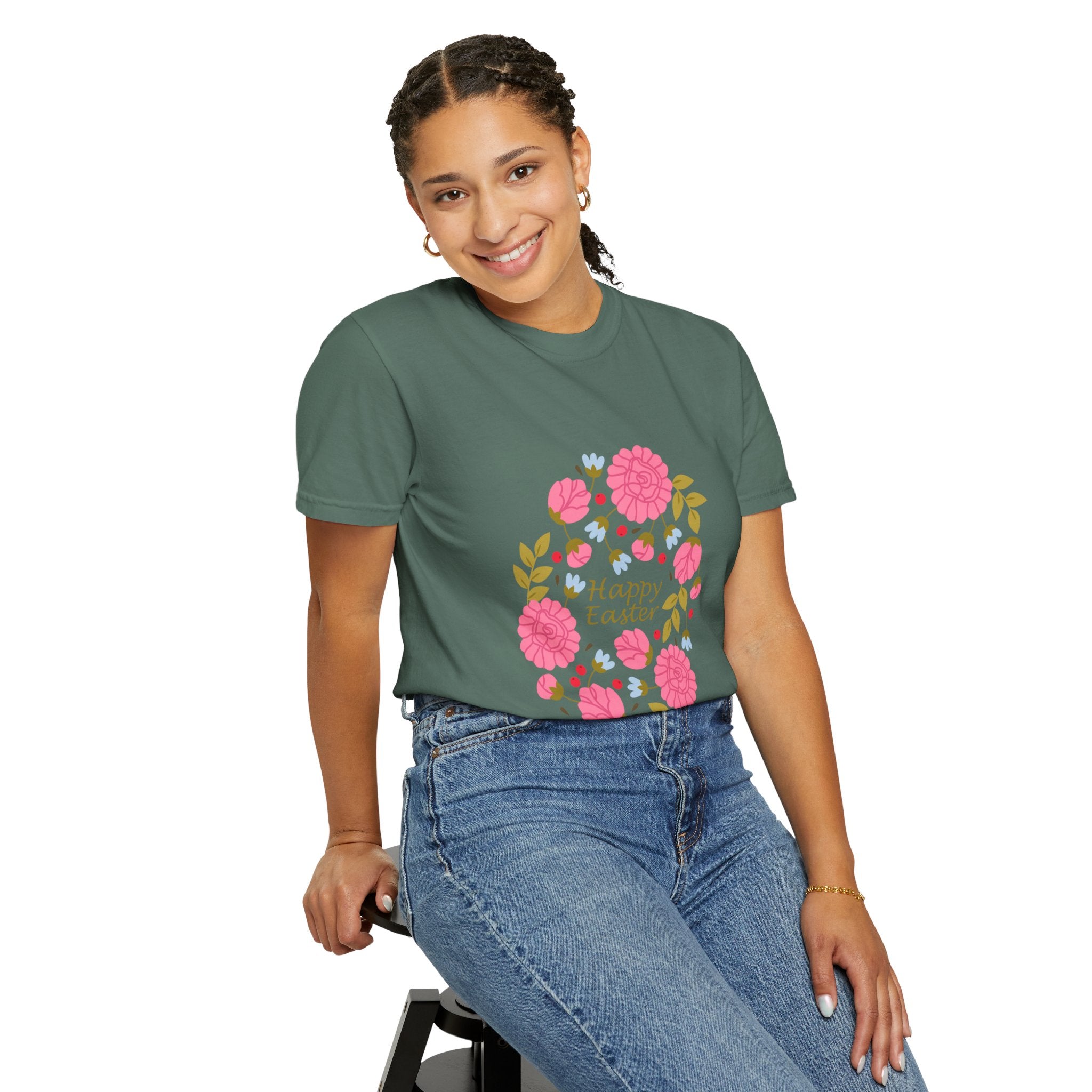 Happy Floral Easter Tee