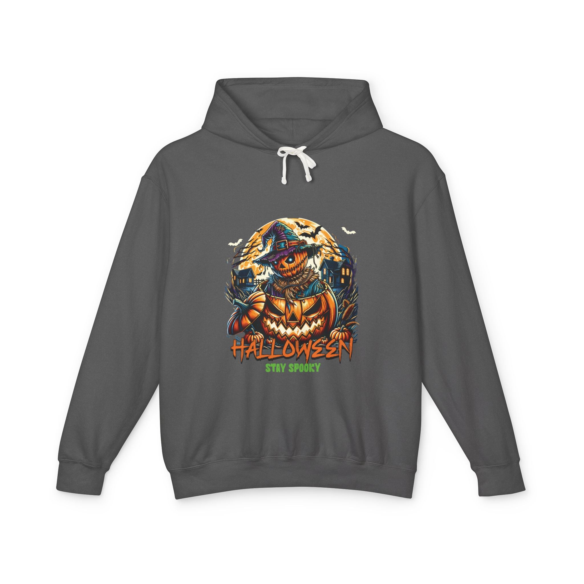 Spooky Halloween Pumpkin Witch Hoodie
