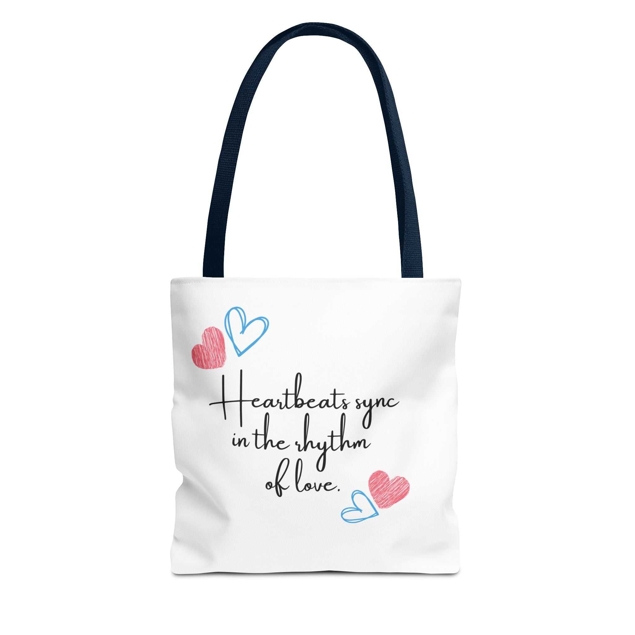 Heartbeats Sync in the Rhythm of Love Tote
