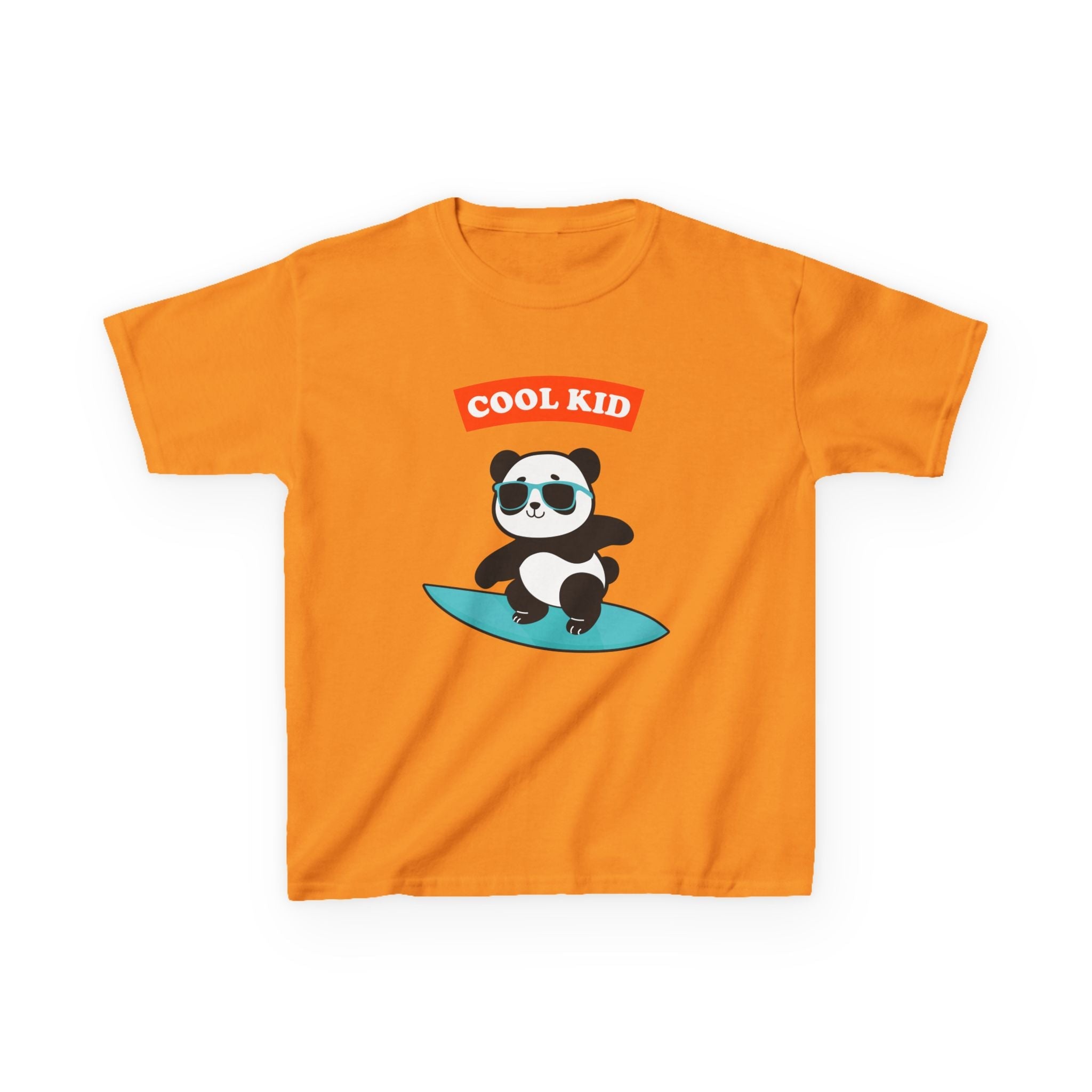 Cool Panda Kid Surfing T-Shirt