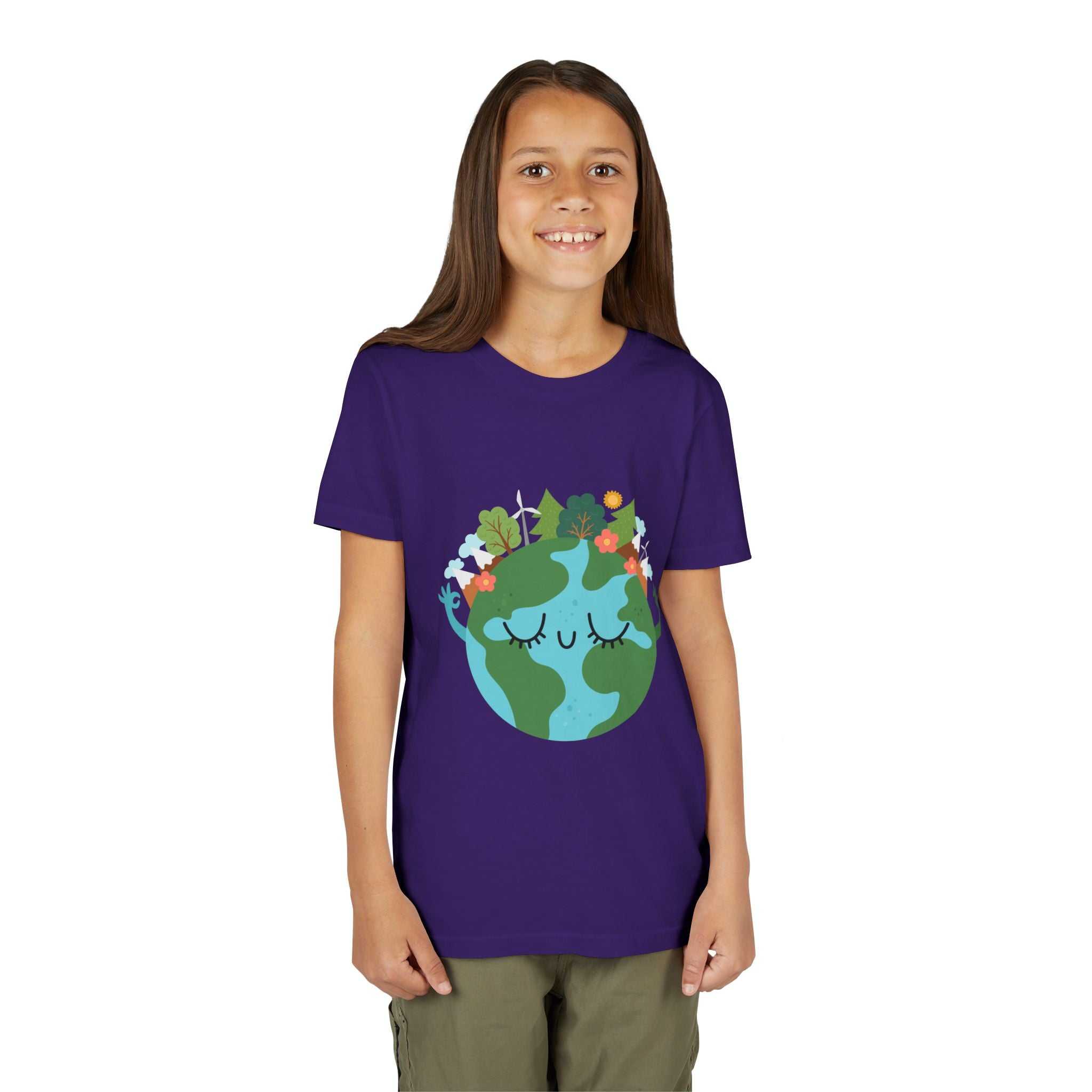 Smiling Mother Earth Youth T-Shirt
