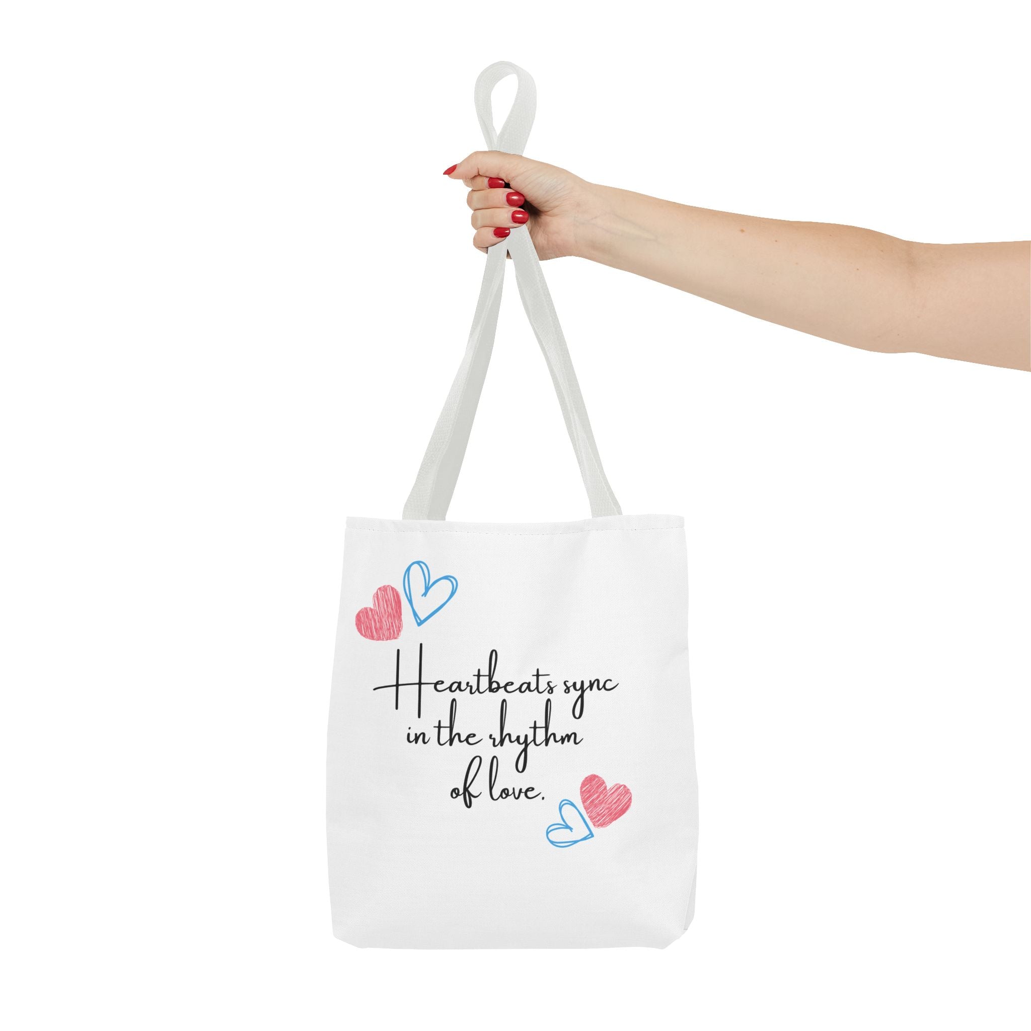 Heartbeats Sync in the Rhythm of Love Tote