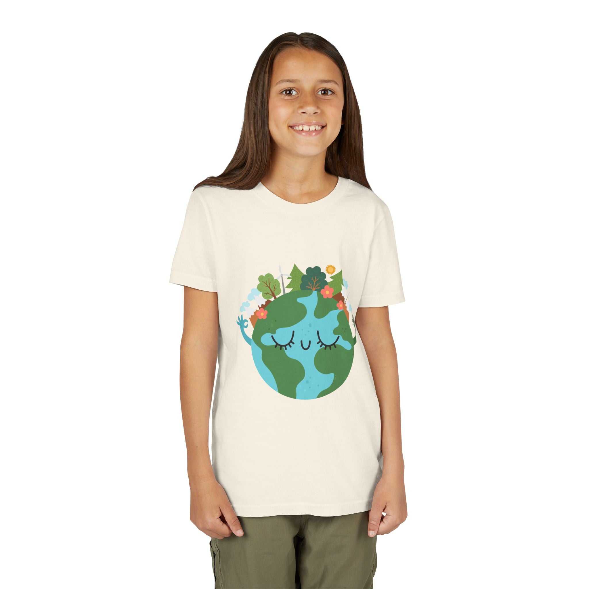 Smiling Mother Earth Youth T-Shirt