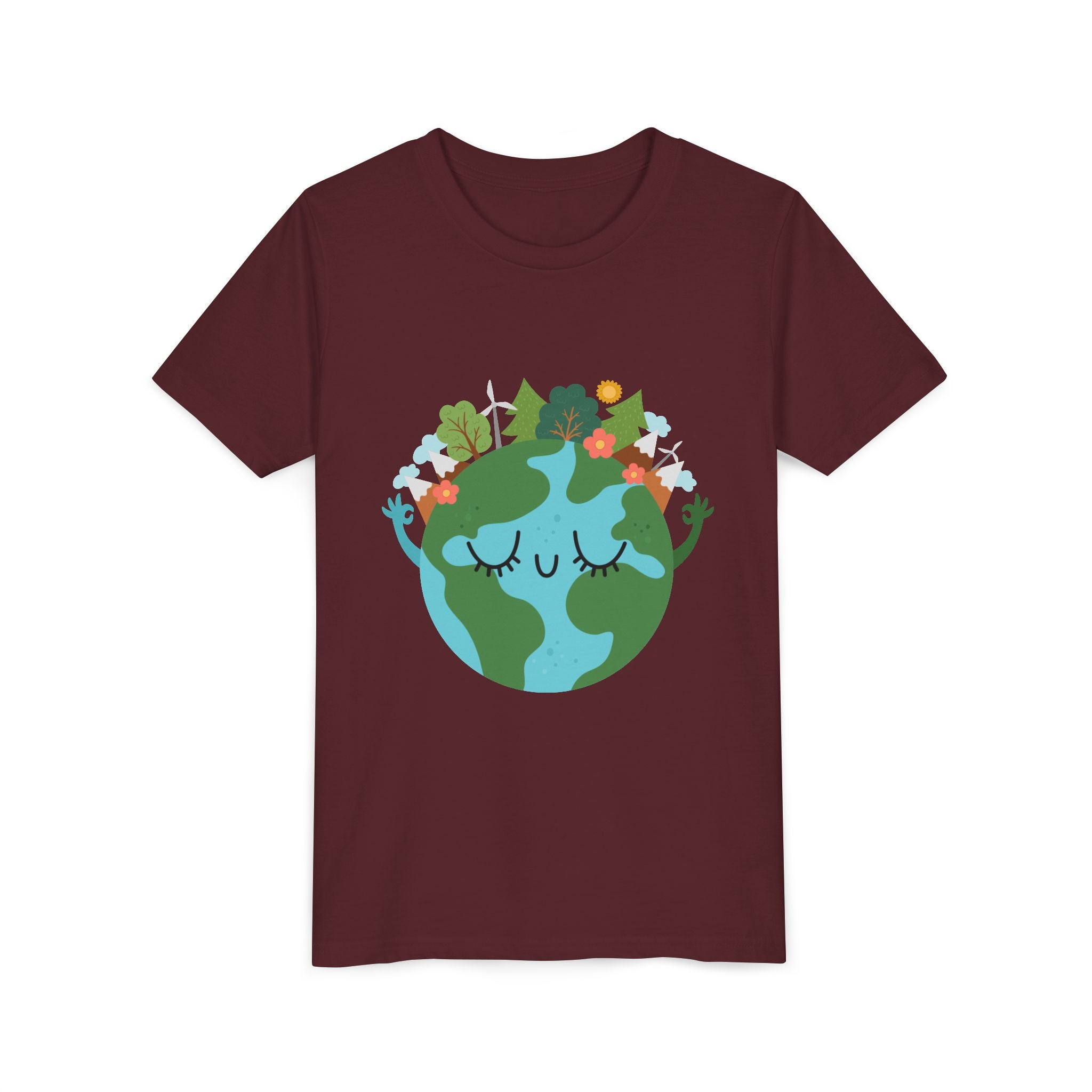 Smiling Mother Earth Youth T-Shirt