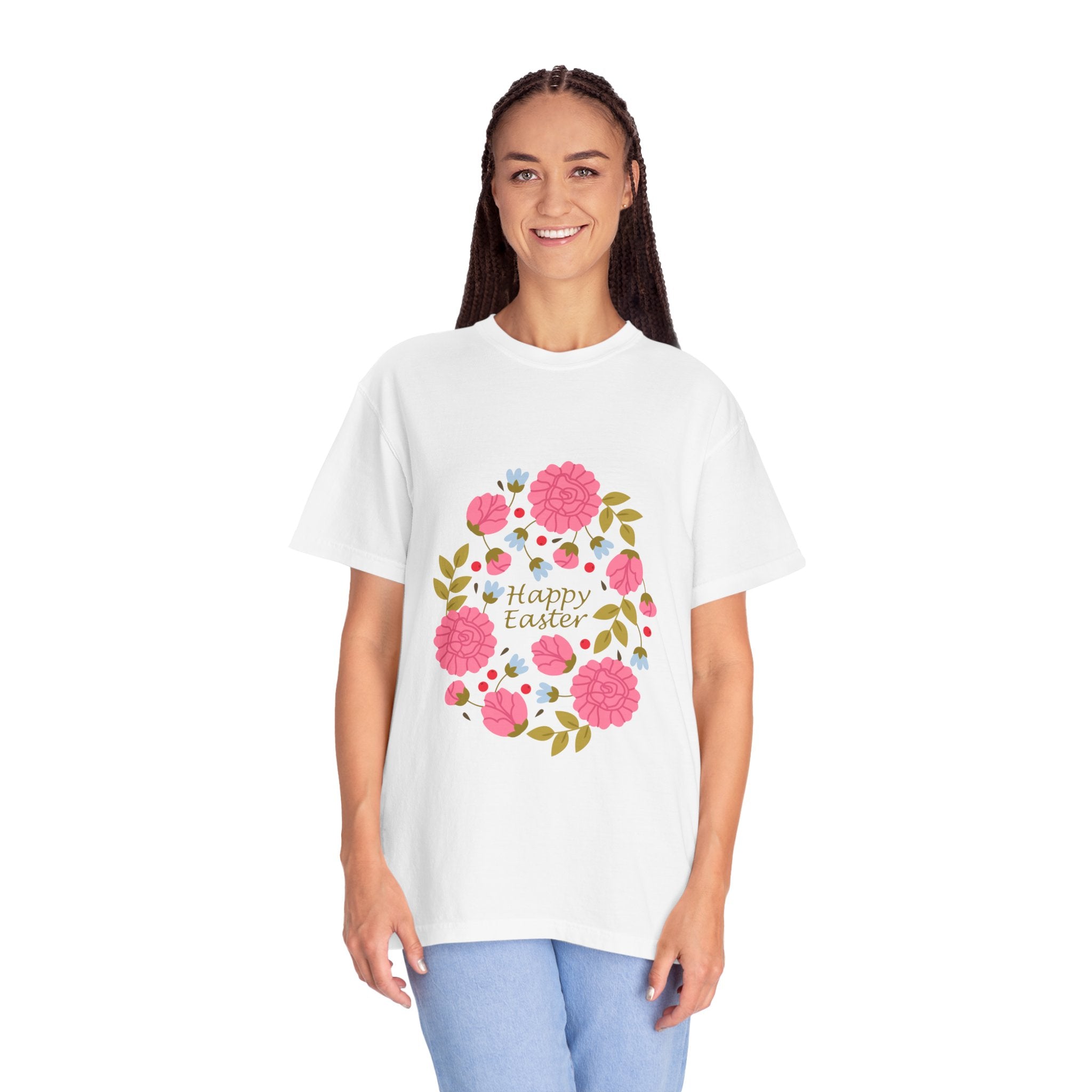 Happy Floral Easter Tee