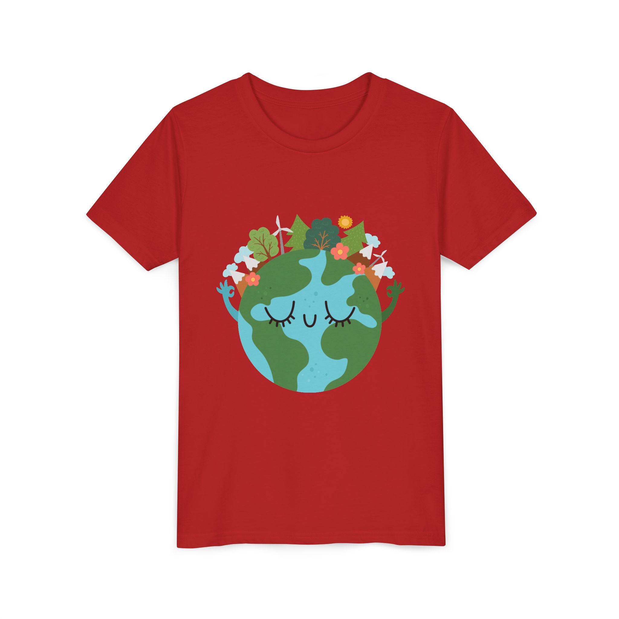 Smiling Mother Earth Youth T-Shirt