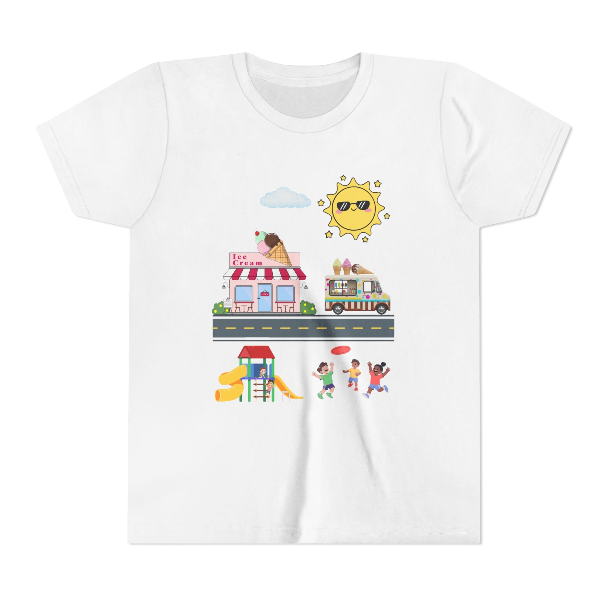 Sunny Playground Street Scene Youth Tee