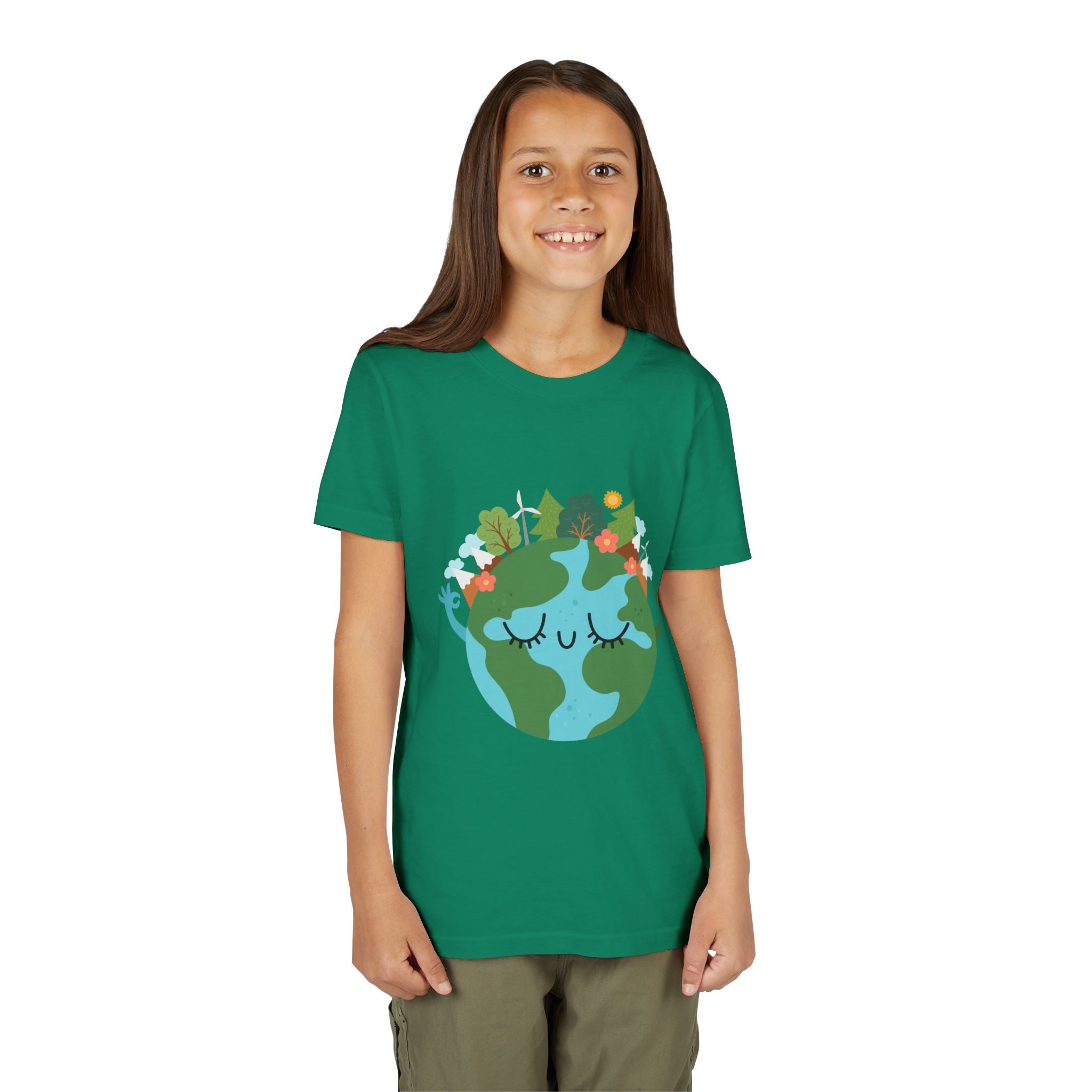 Smiling Mother Earth Youth T-Shirt