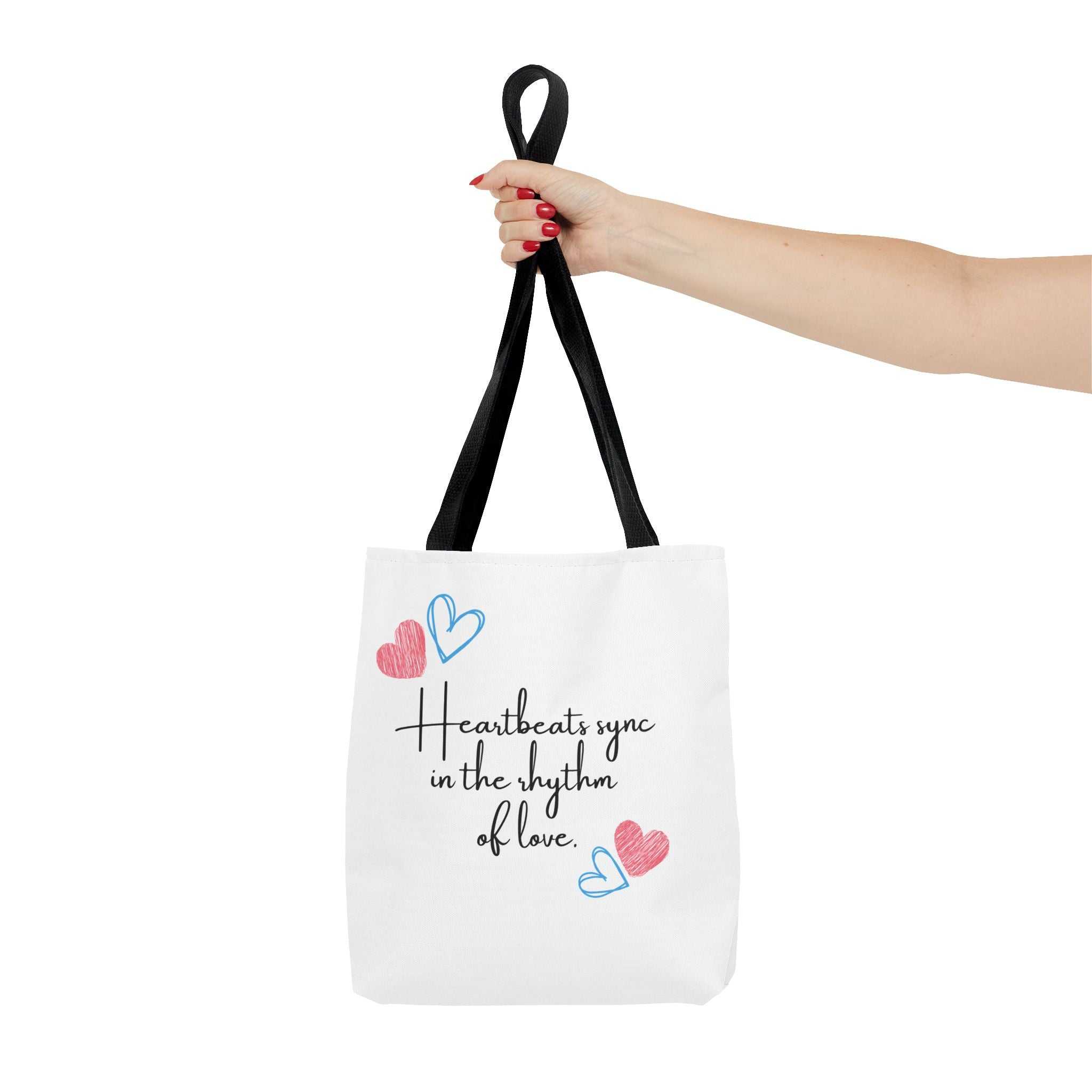 Heartbeats Sync in the Rhythm of Love Tote