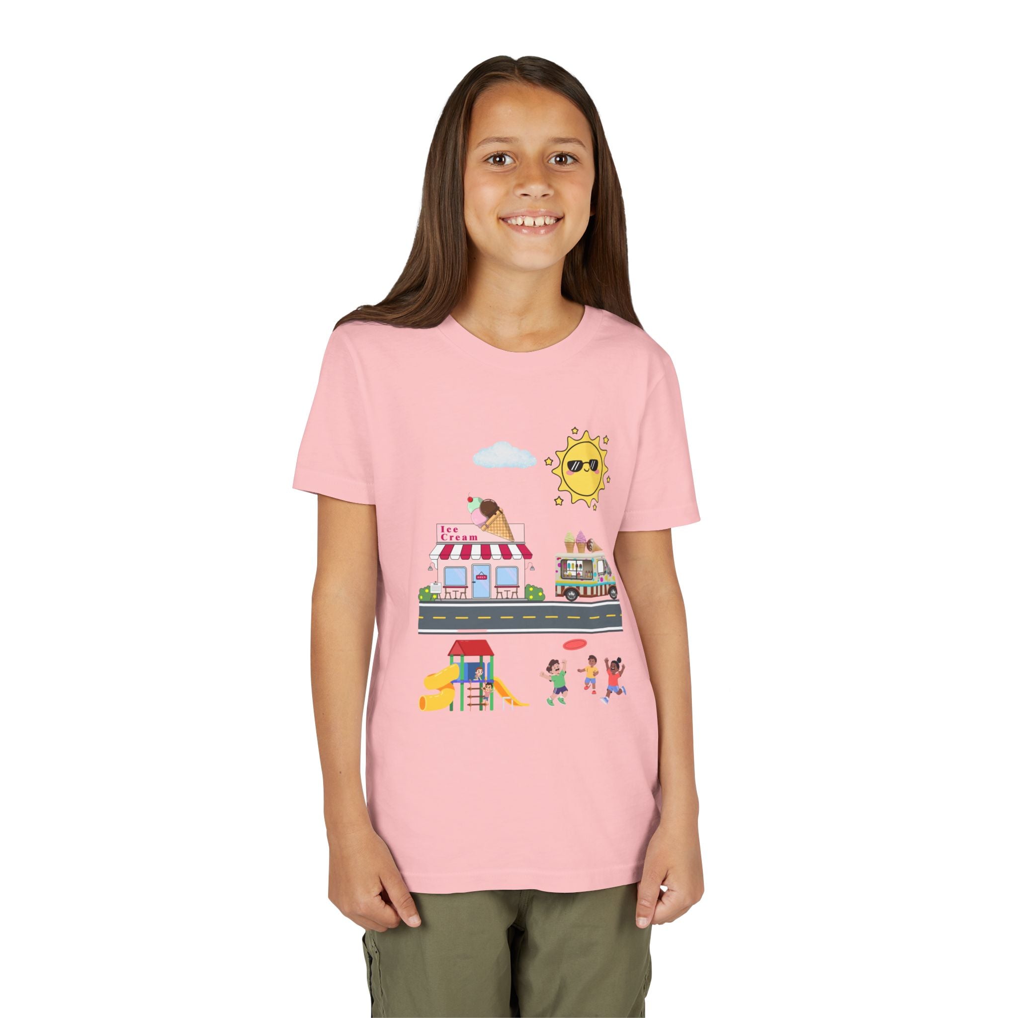 Sunny Playground Street Scene Youth Tee