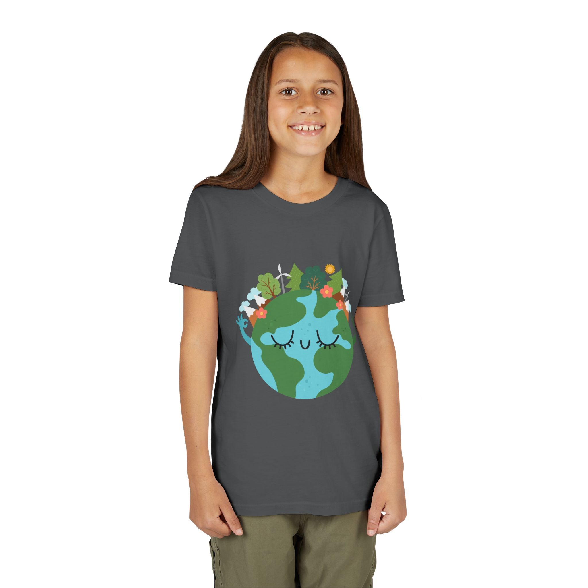 Smiling Mother Earth Youth T-Shirt