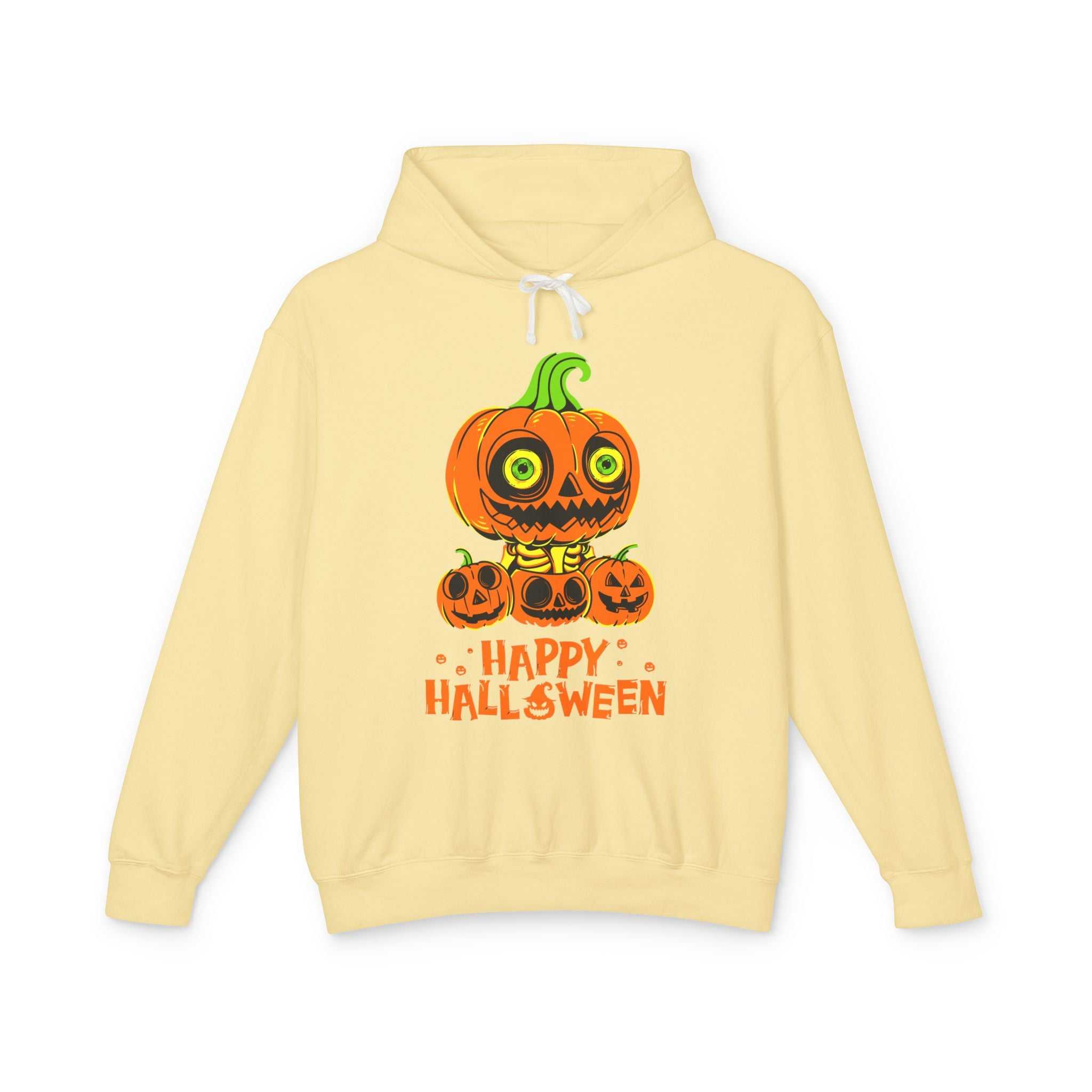 Scary Jack-O'-Lantern Halloween Pumpkin Hoodie