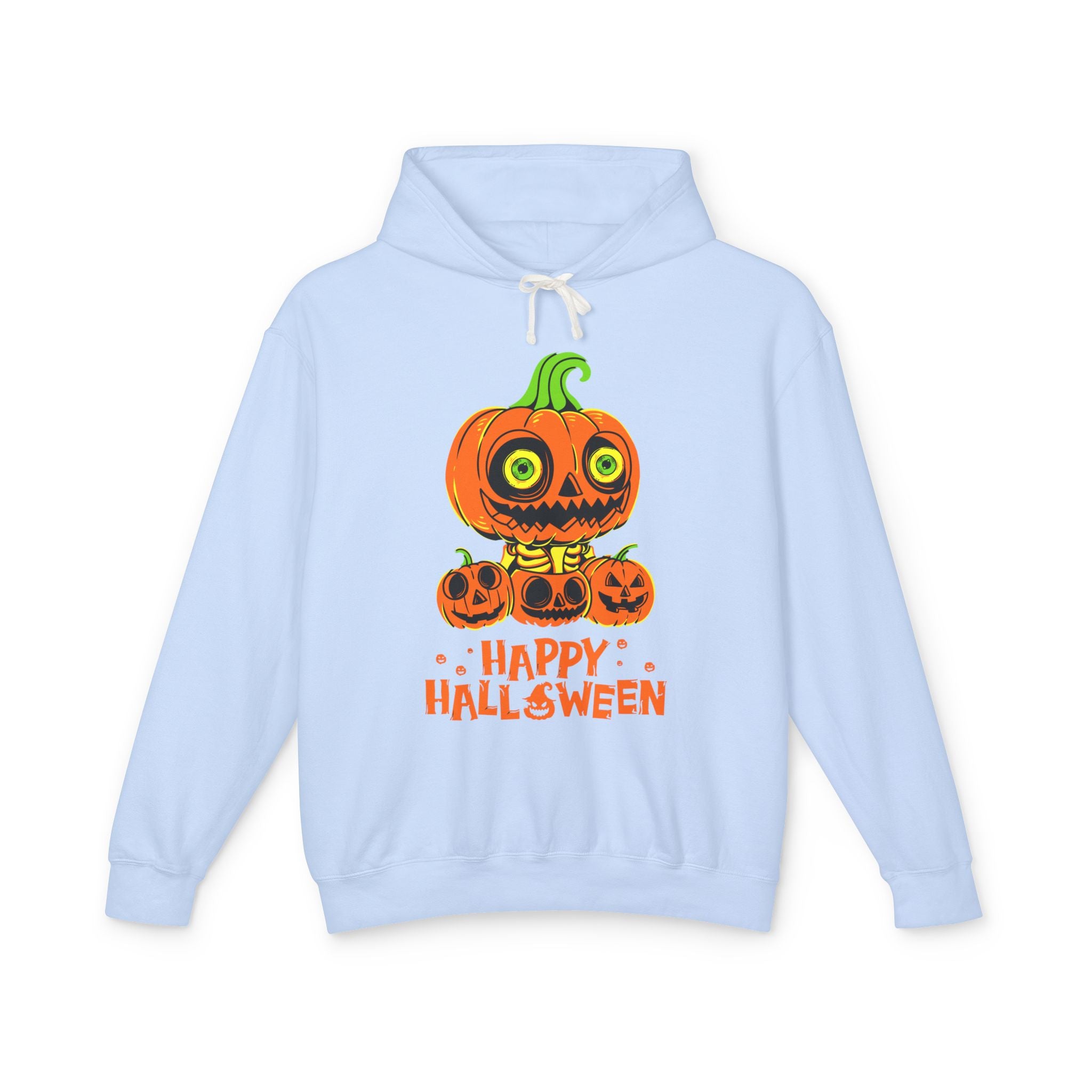 Scary Jack-O'-Lantern Halloween Pumpkin Hoodie