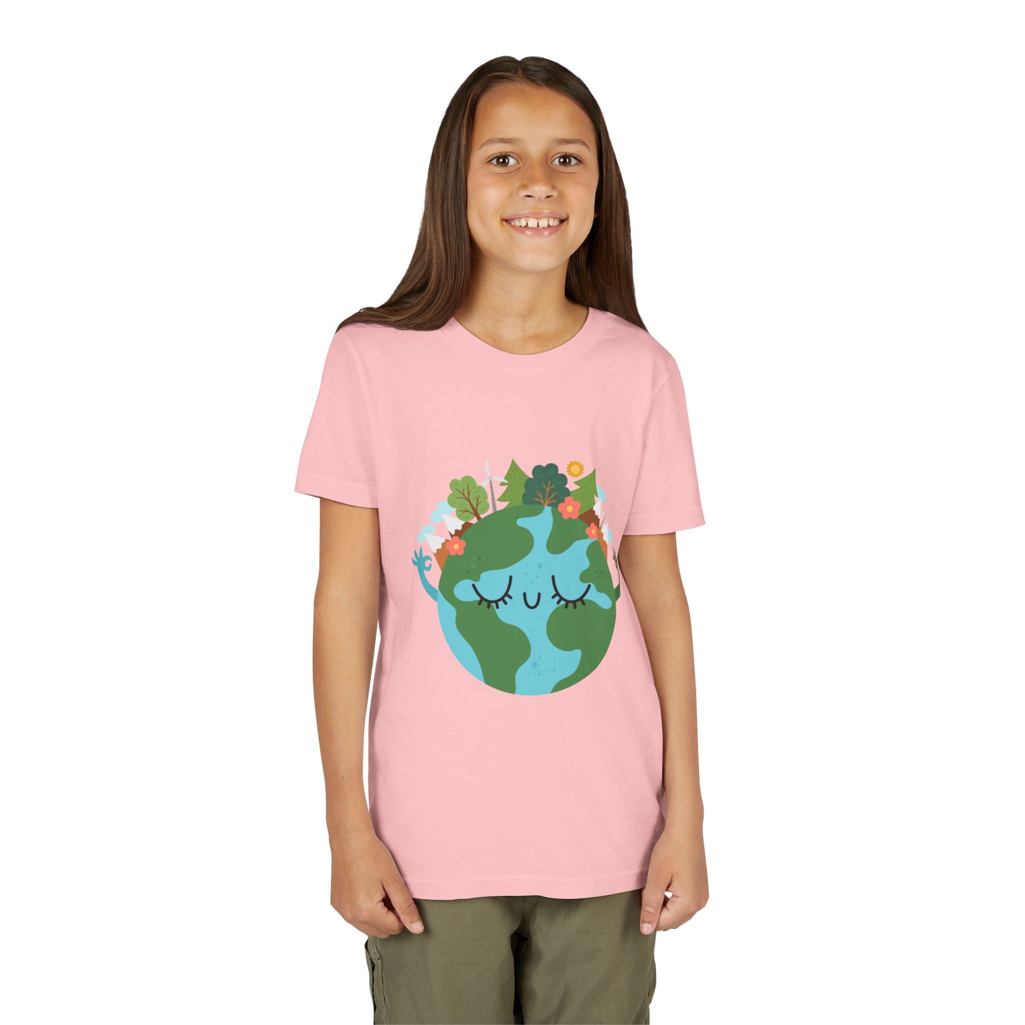 Smiling Mother Earth Youth T-Shirt