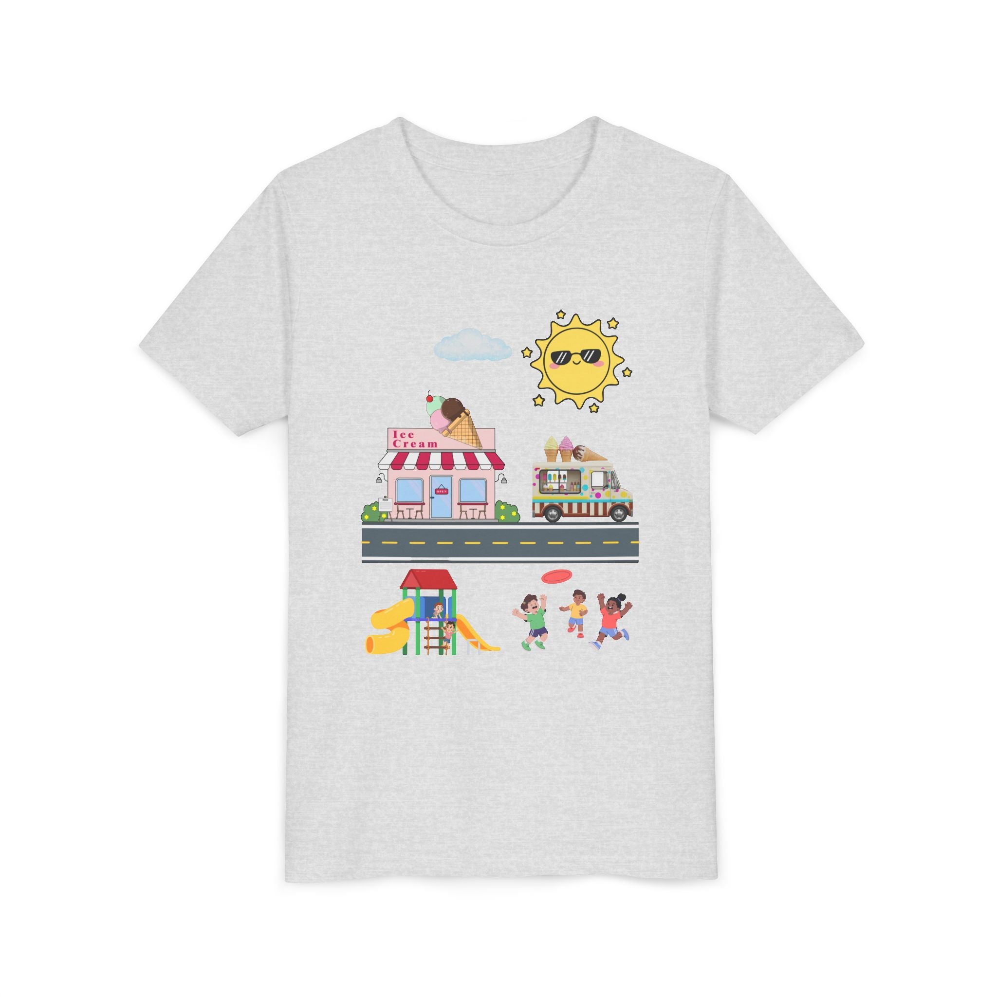 Sunny Playground Street Scene Youth Tee