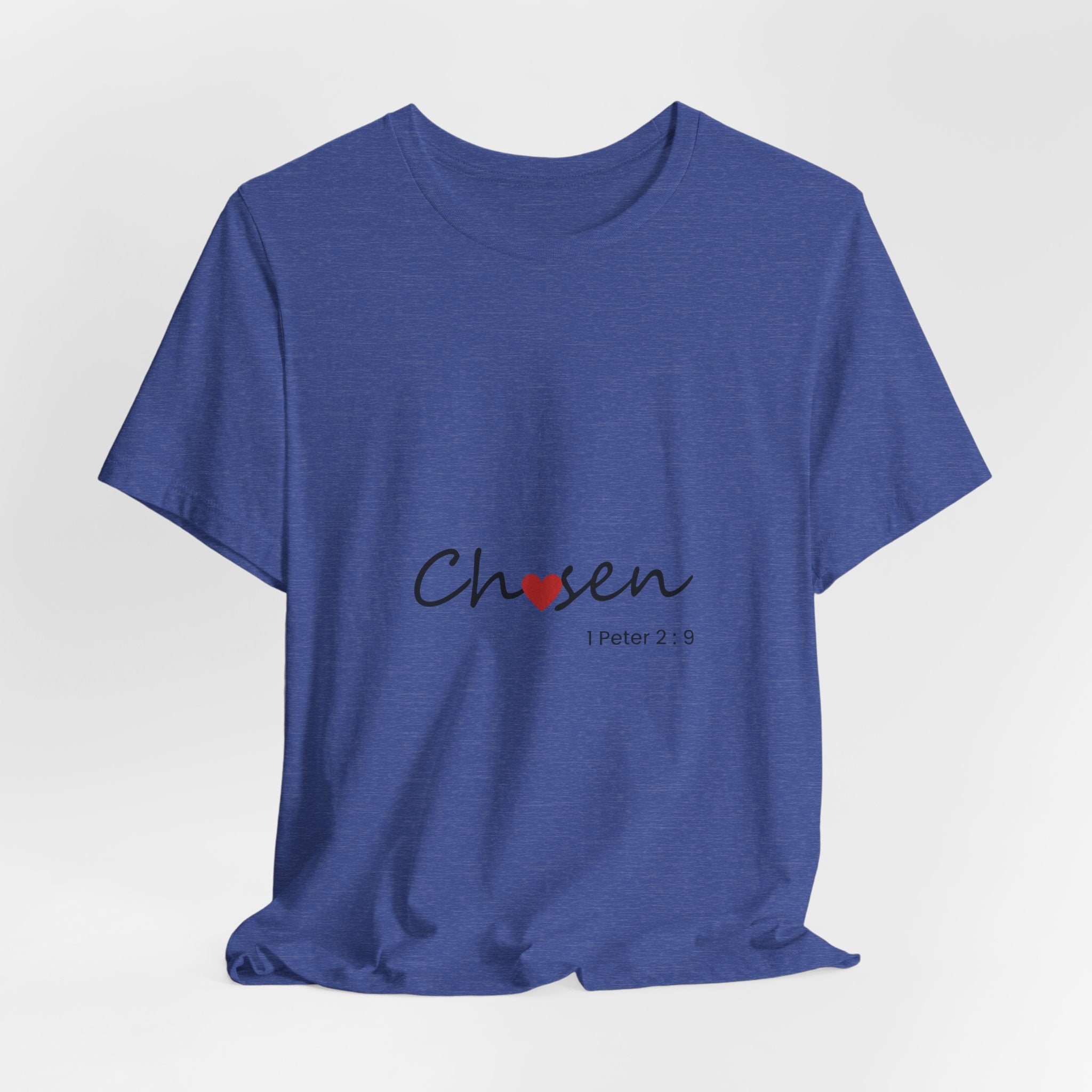 Chosen Heart 1 Peter 2:9 Christian Tee