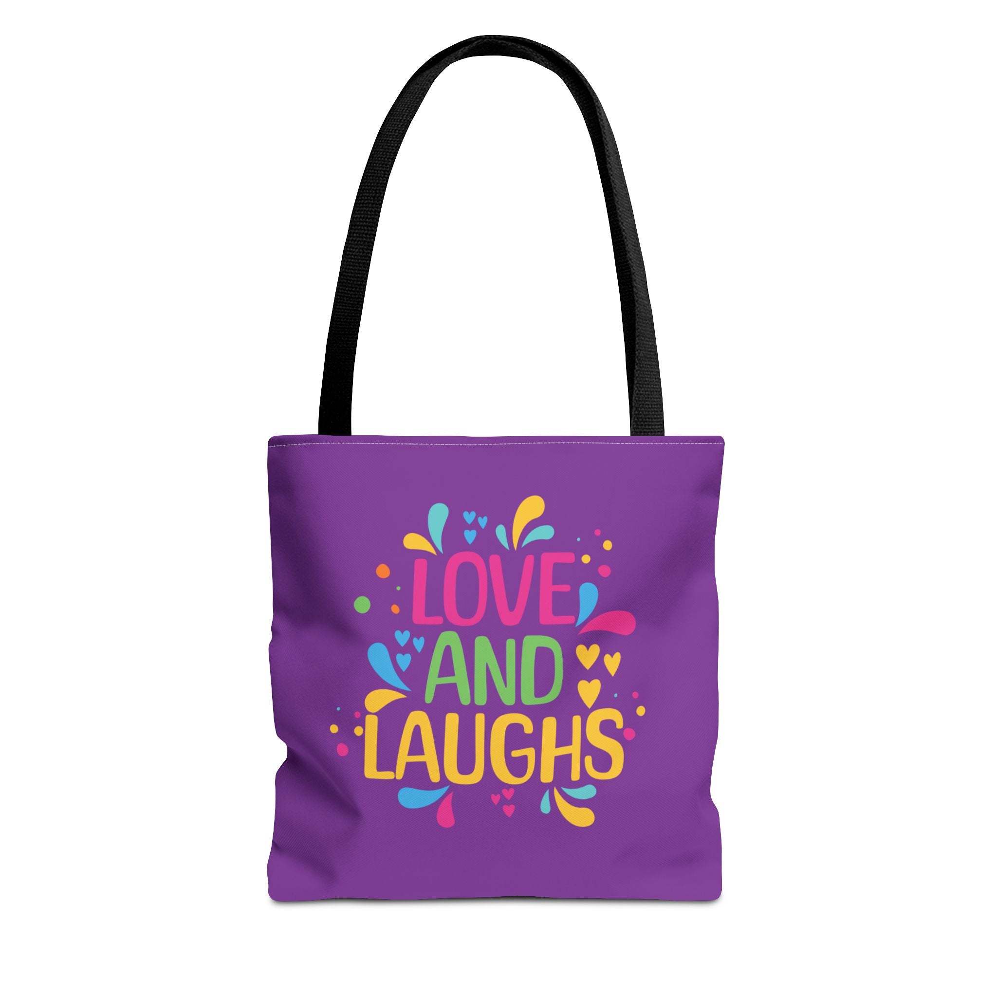 Love And Laughs Purple Tote Bag