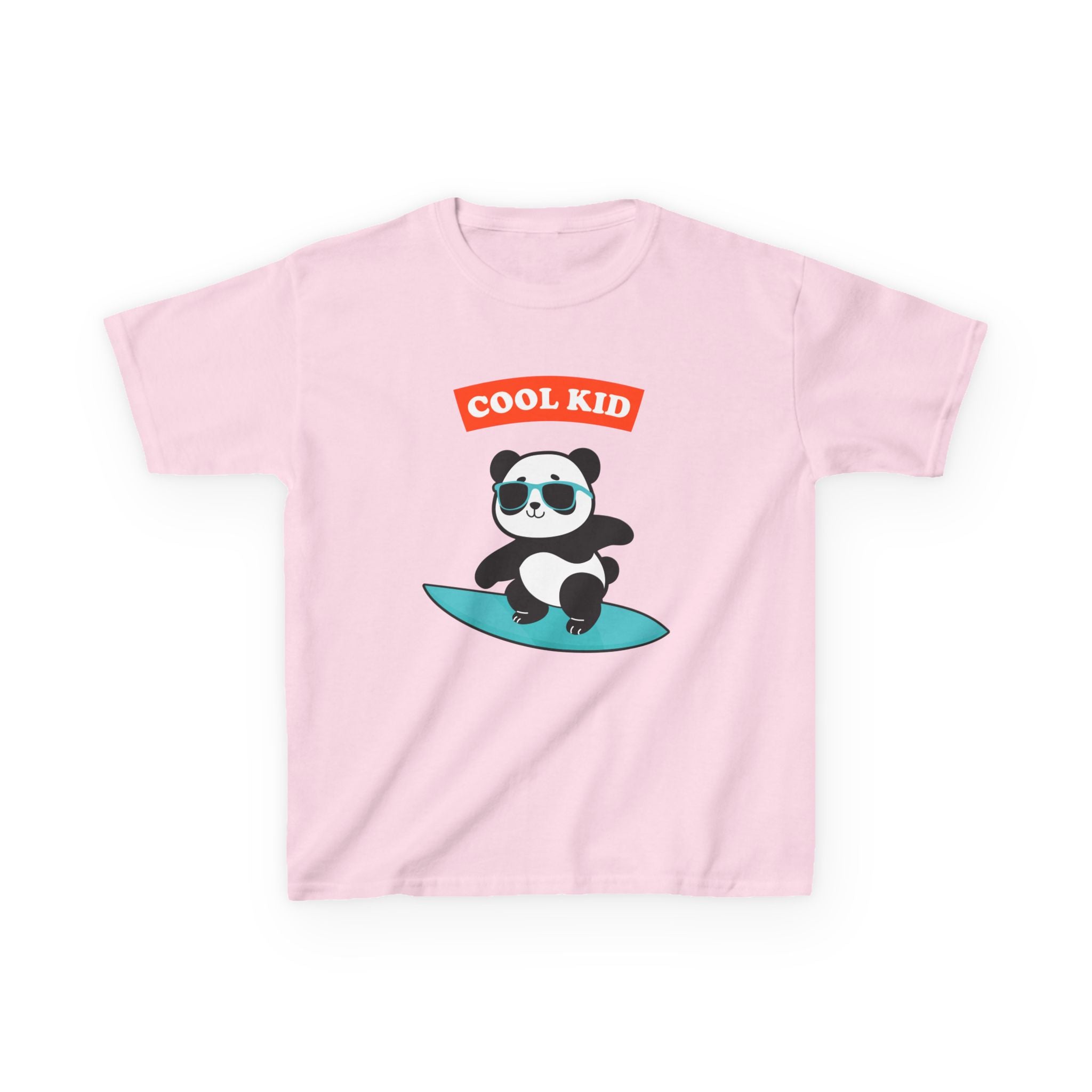 Cool Panda Kid Surfing T-Shirt