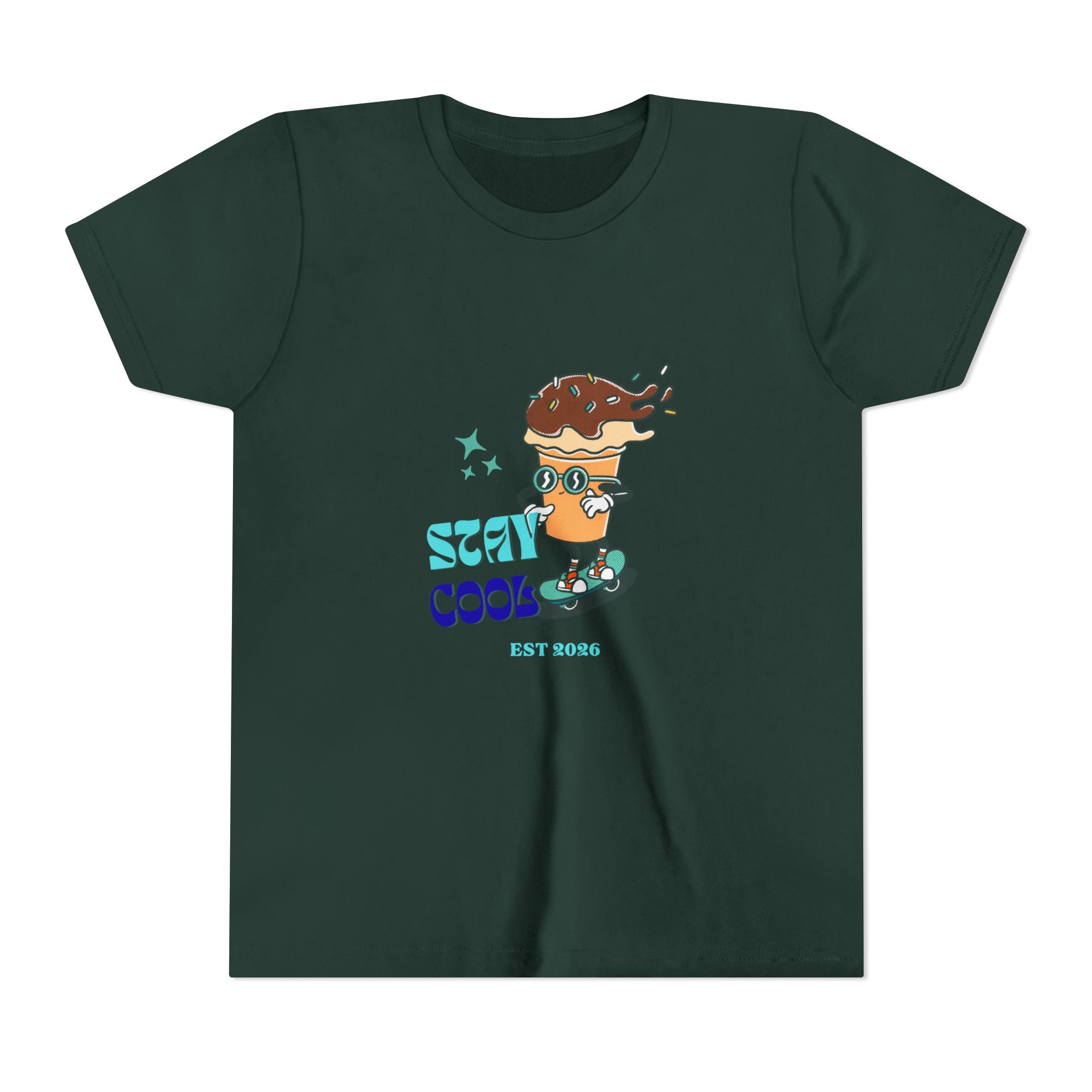 Rad Skateboarding Ice Cream Kids Tee