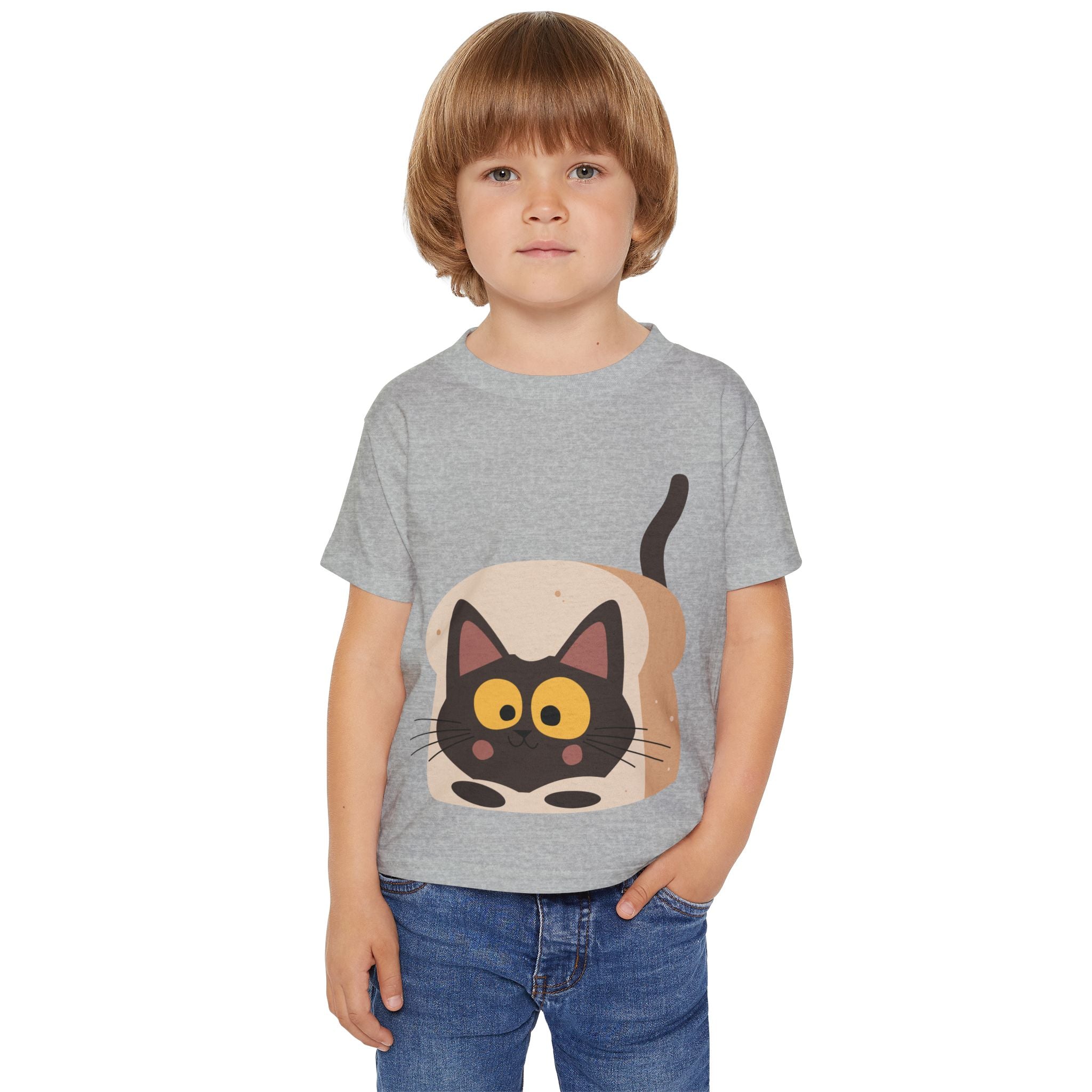 Black Cat in Bread Toddler T-Shirt