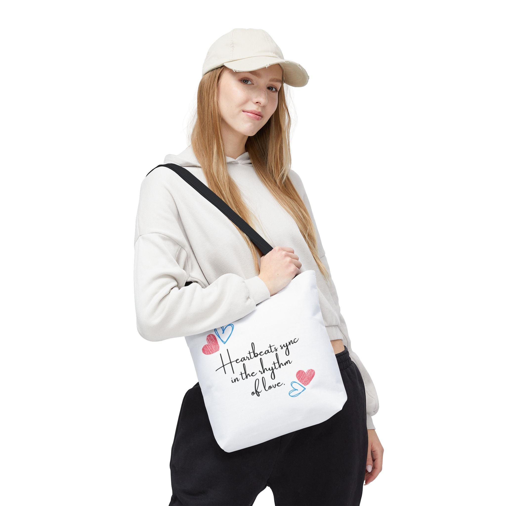 Heartbeats Sync in the Rhythm of Love Tote