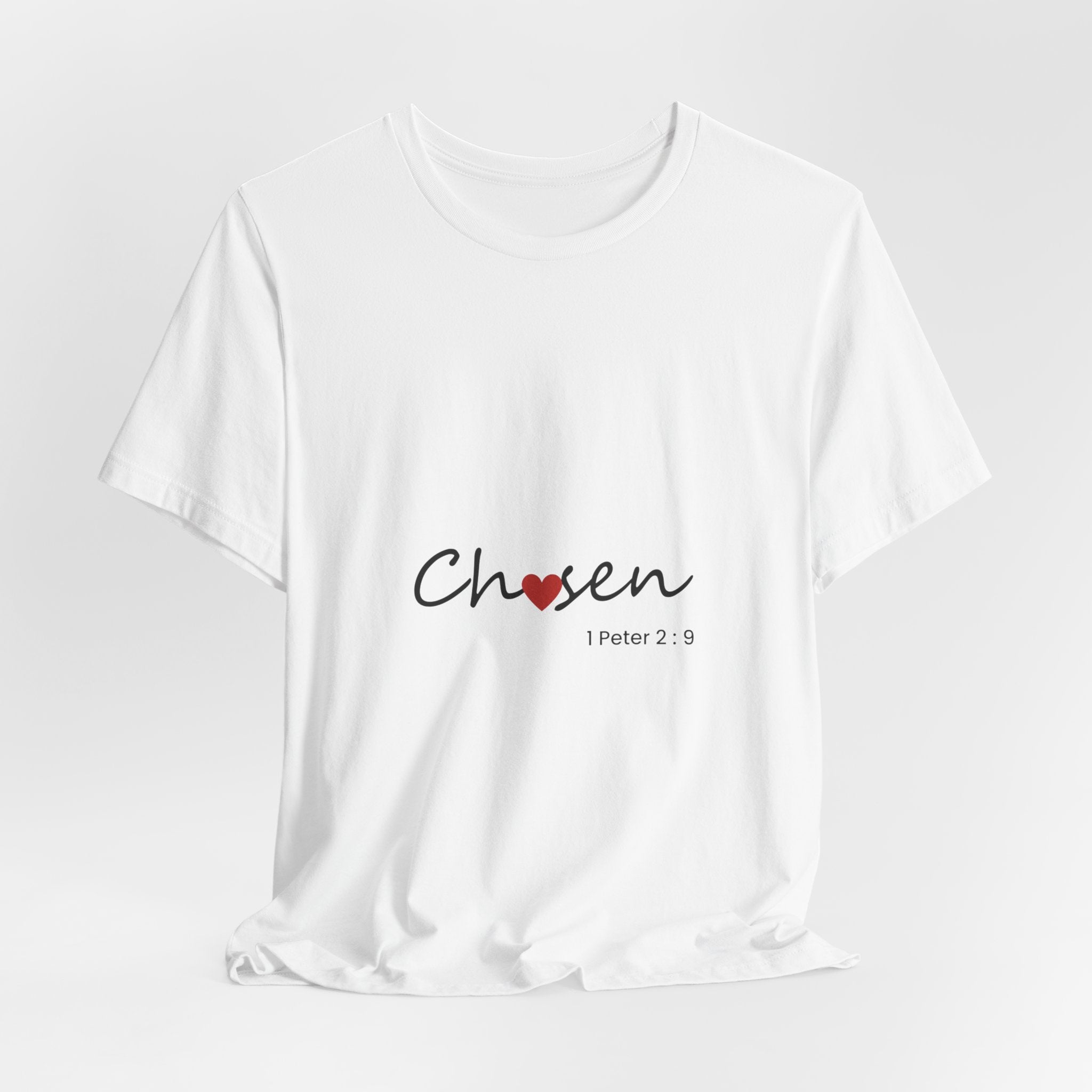 Chosen Heart 1 Peter 2:9 Christian Tee