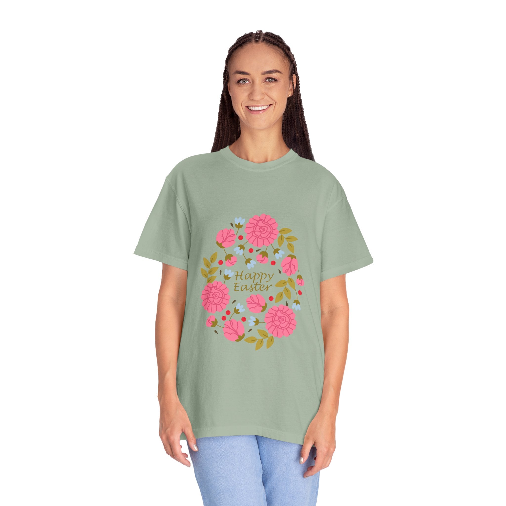 Happy Floral Easter Tee