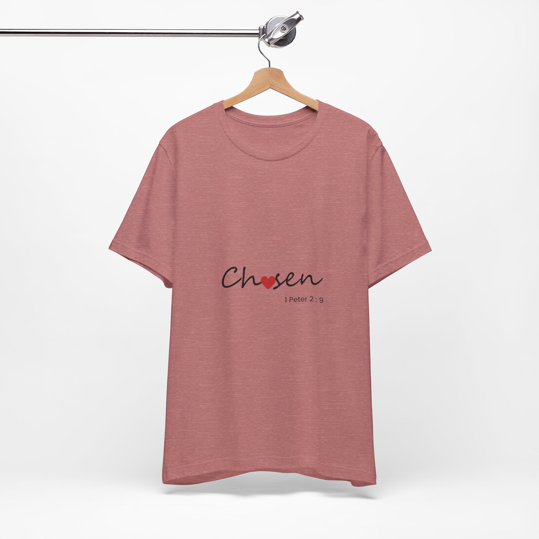 Chosen Heart 1 Peter 2:9 Christian Tee