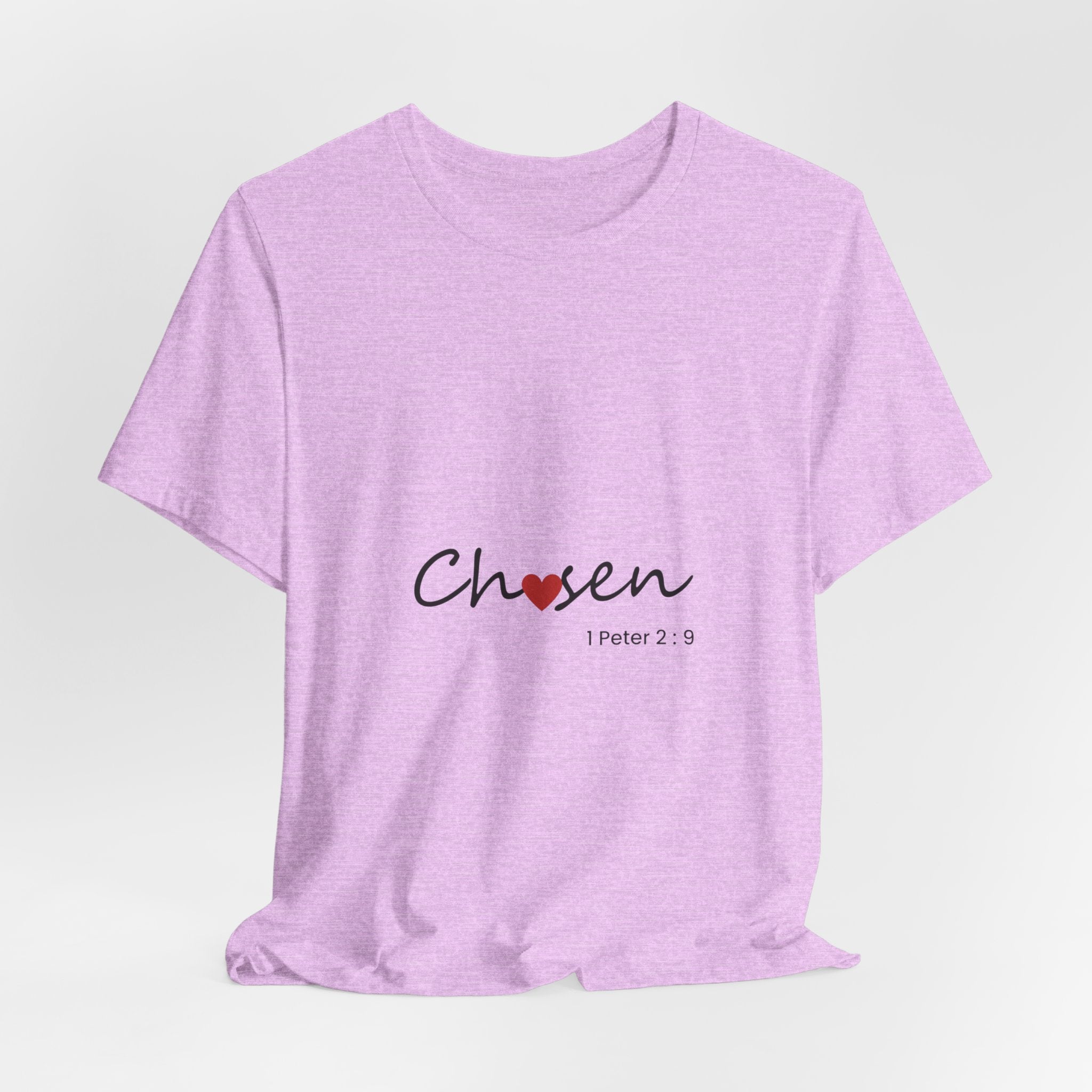 Chosen Heart 1 Peter 2:9 Christian Tee