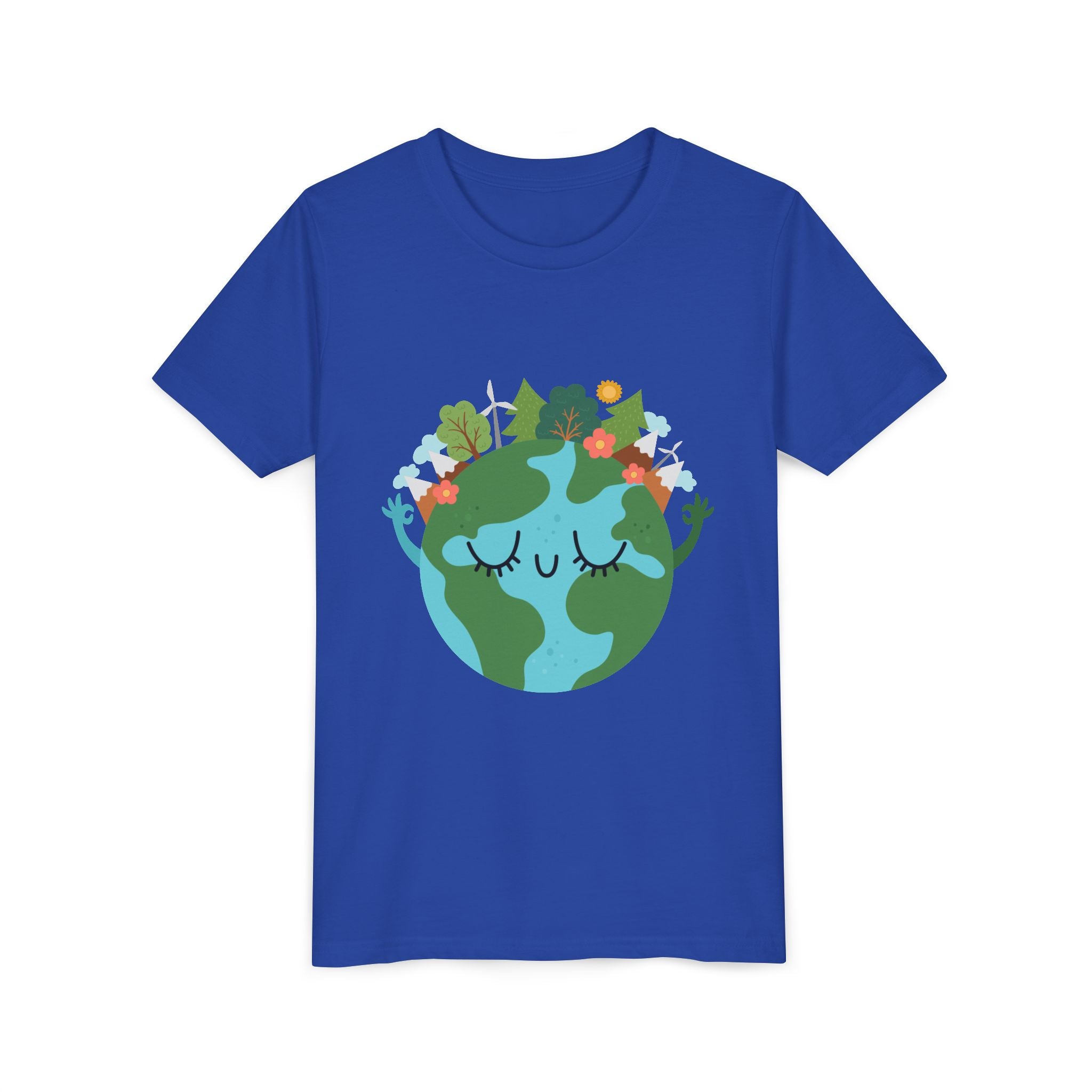 Smiling Mother Earth Youth T-Shirt