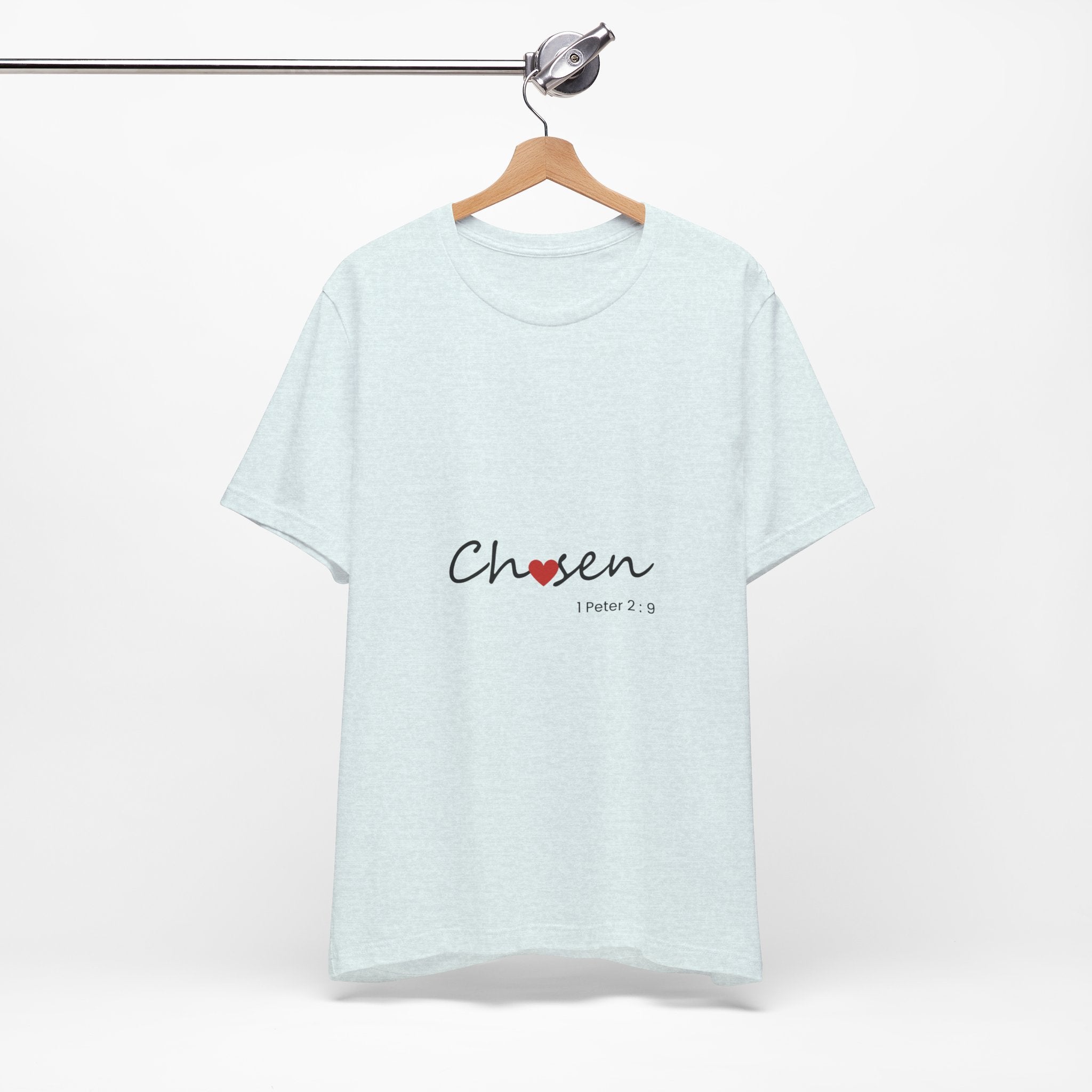 Chosen Heart 1 Peter 2:9 Christian Tee