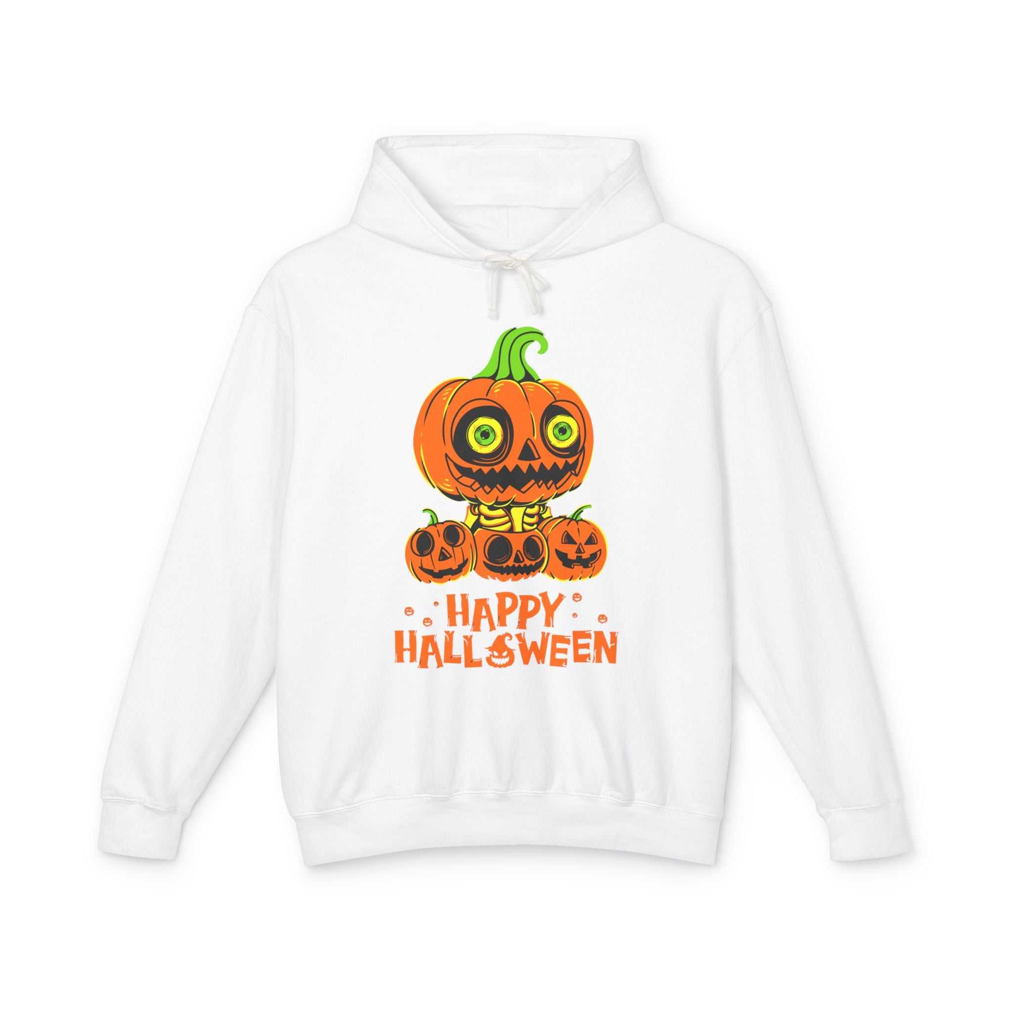 Scary Jack-O'-Lantern Halloween Pumpkin Hoodie