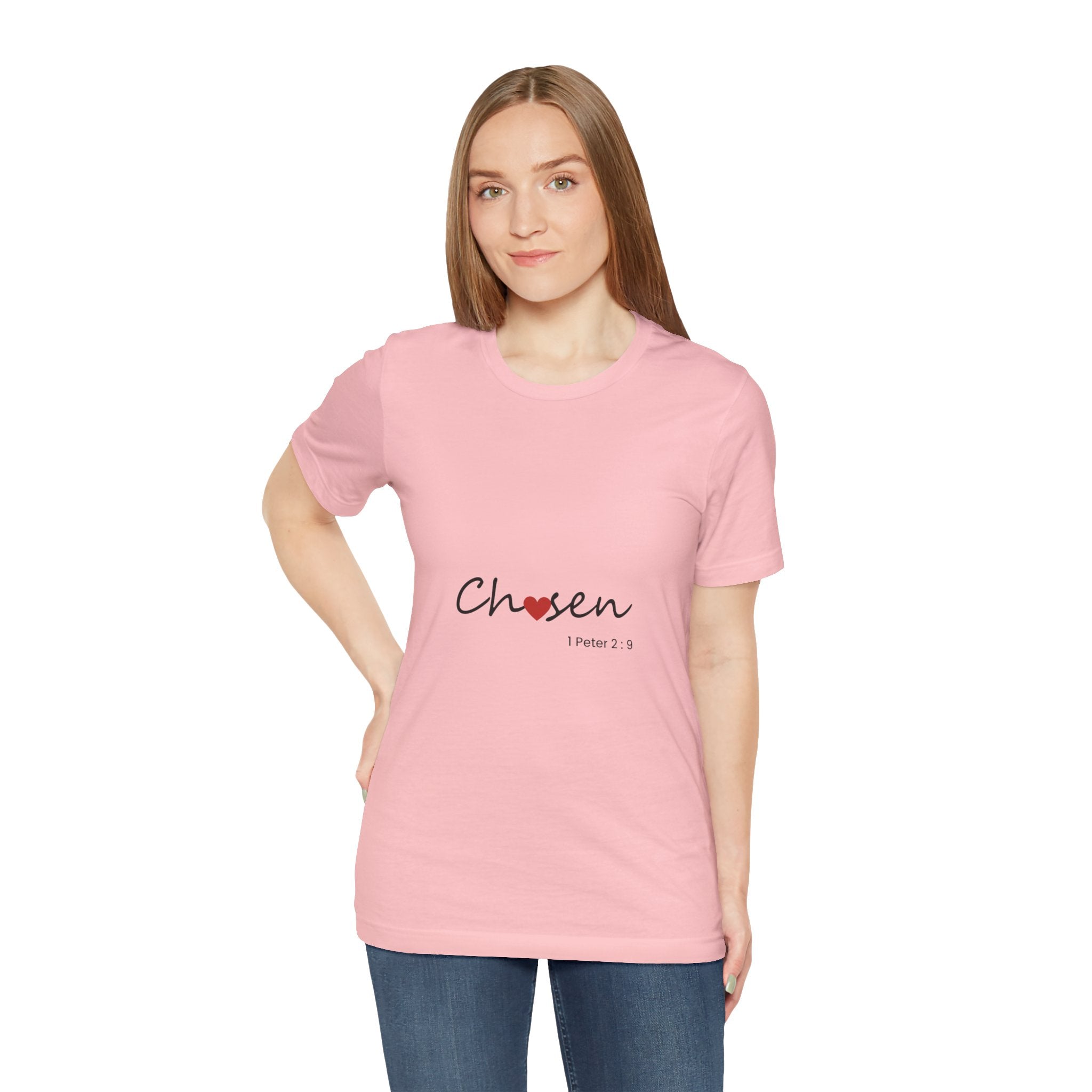 Chosen Heart 1 Peter 2:9 Christian Tee