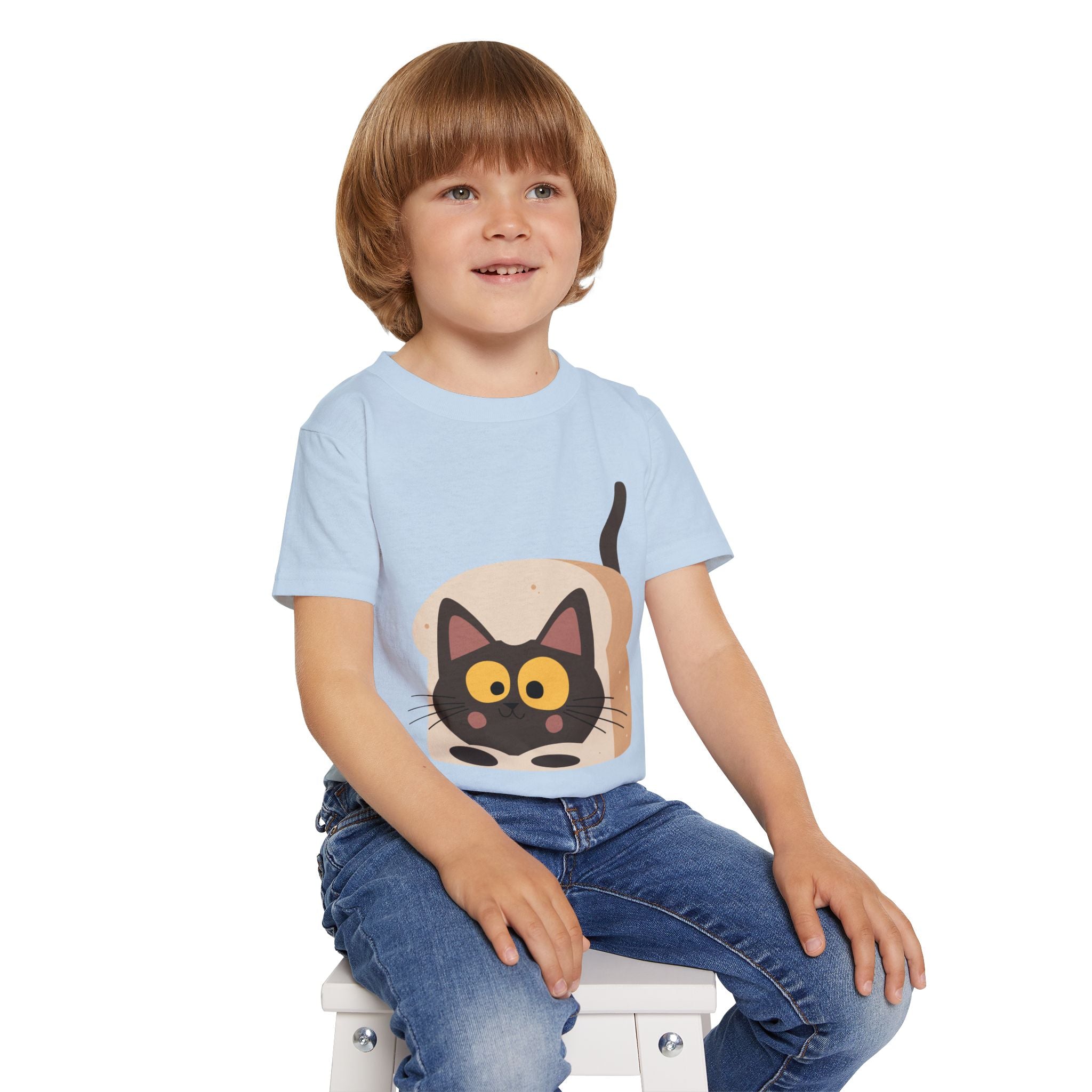 Black Cat in Bread Toddler T-Shirt