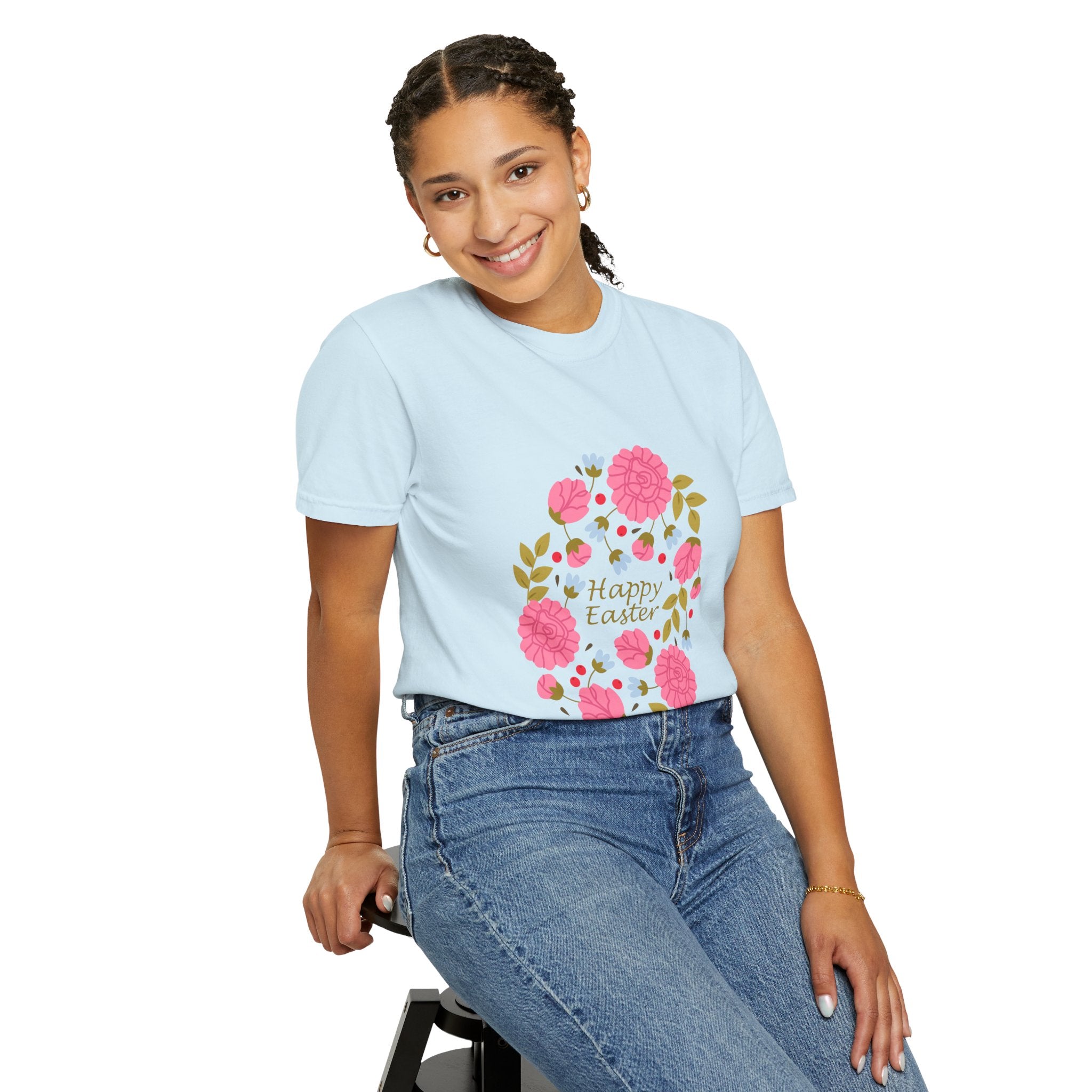 Happy Floral Easter Tee