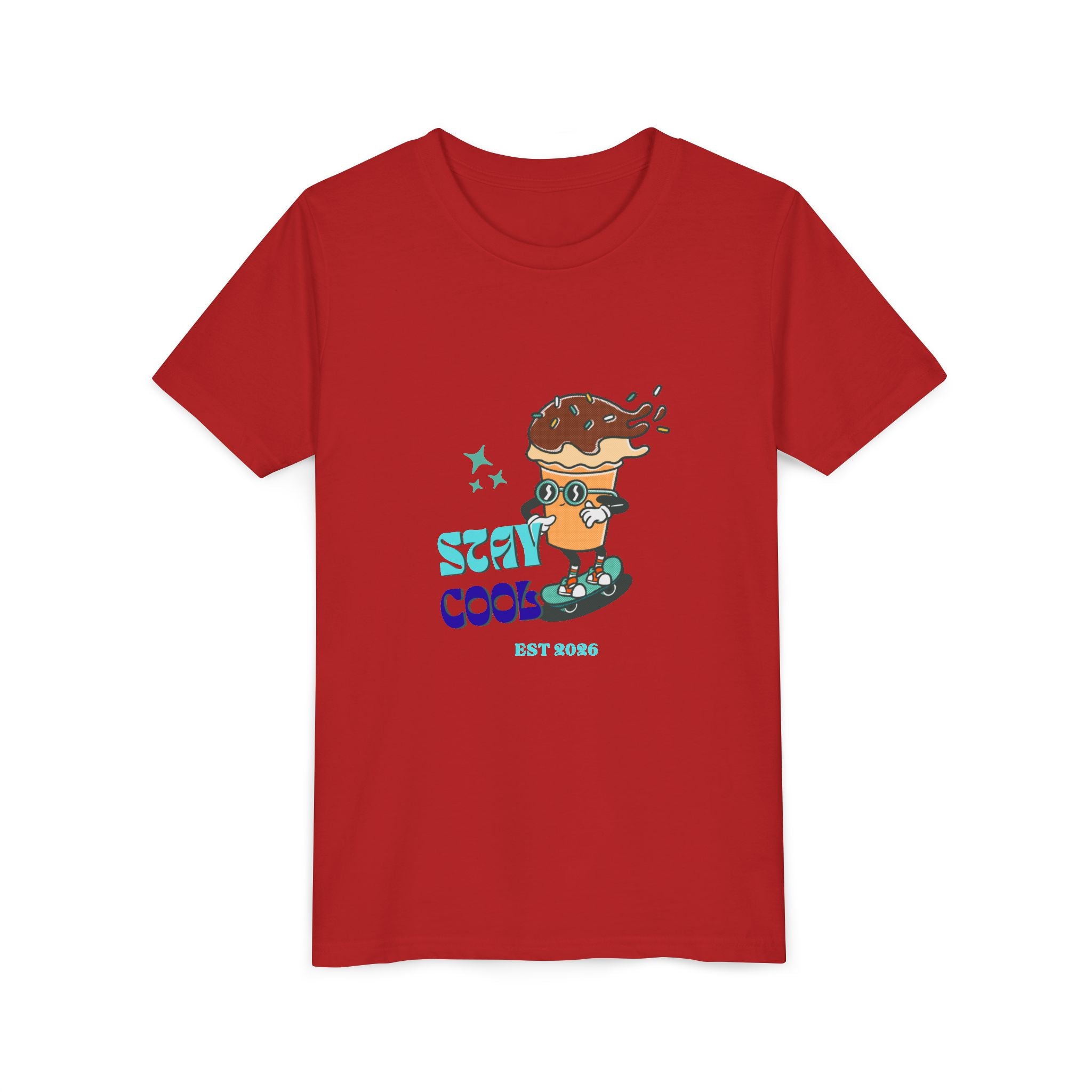 Rad Skateboarding Ice Cream Kids Tee