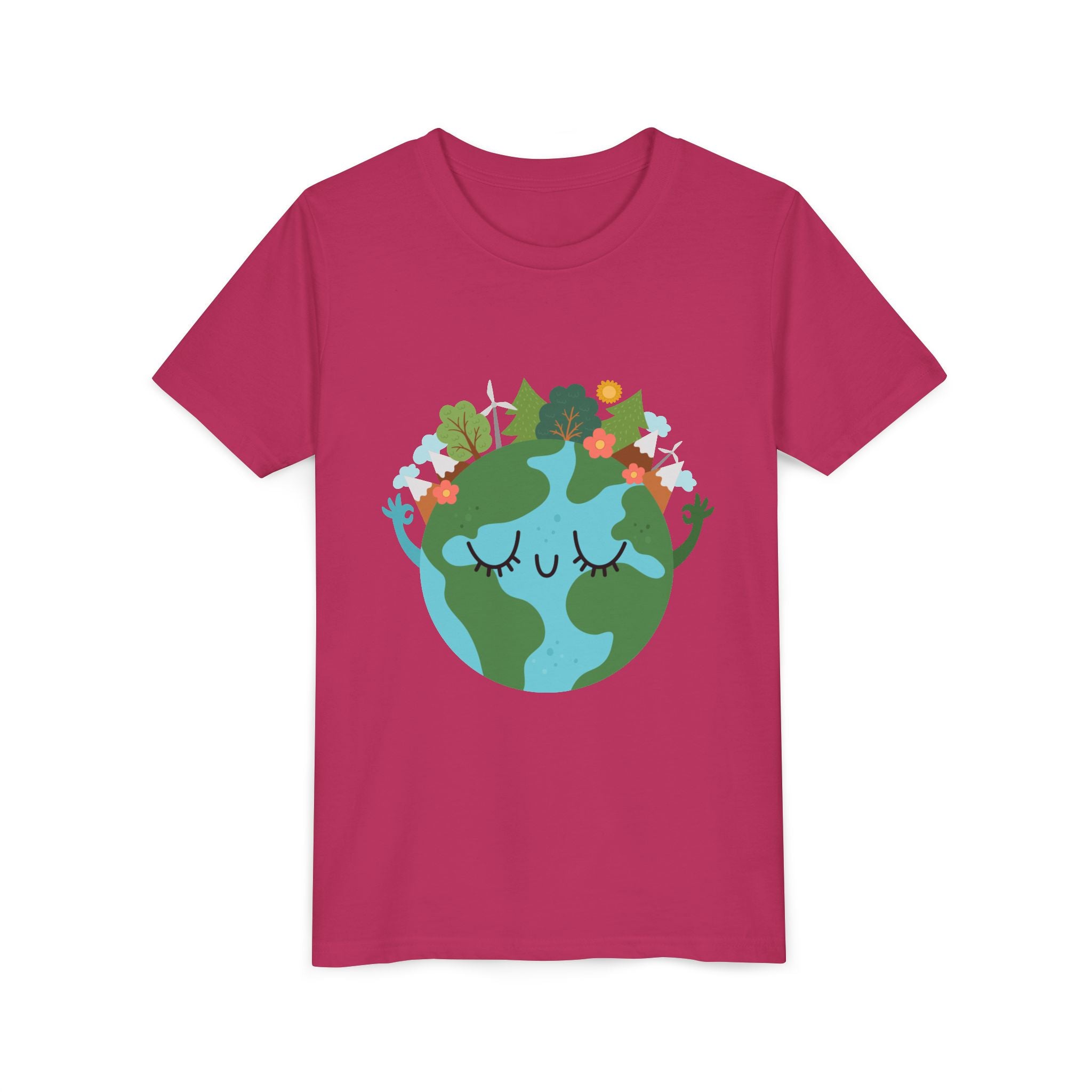 Smiling Mother Earth Youth T-Shirt